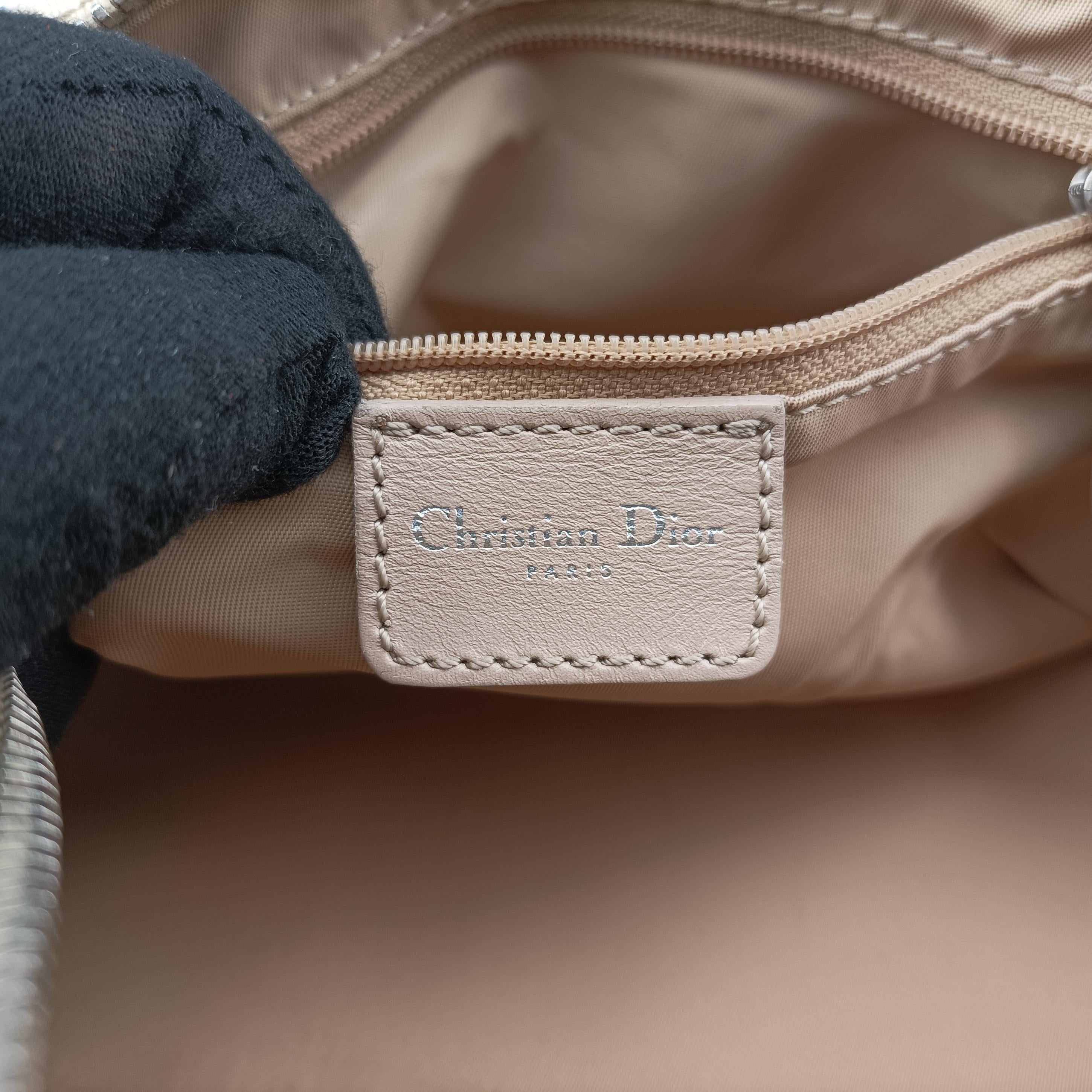 Oblique Romantique Trotter Beige x White PVC coated canvas 04-BO-0065オブリークロマンティークトロッター ベージュ×ホワイト PVCコーティングキャンバス 04-BO-0065