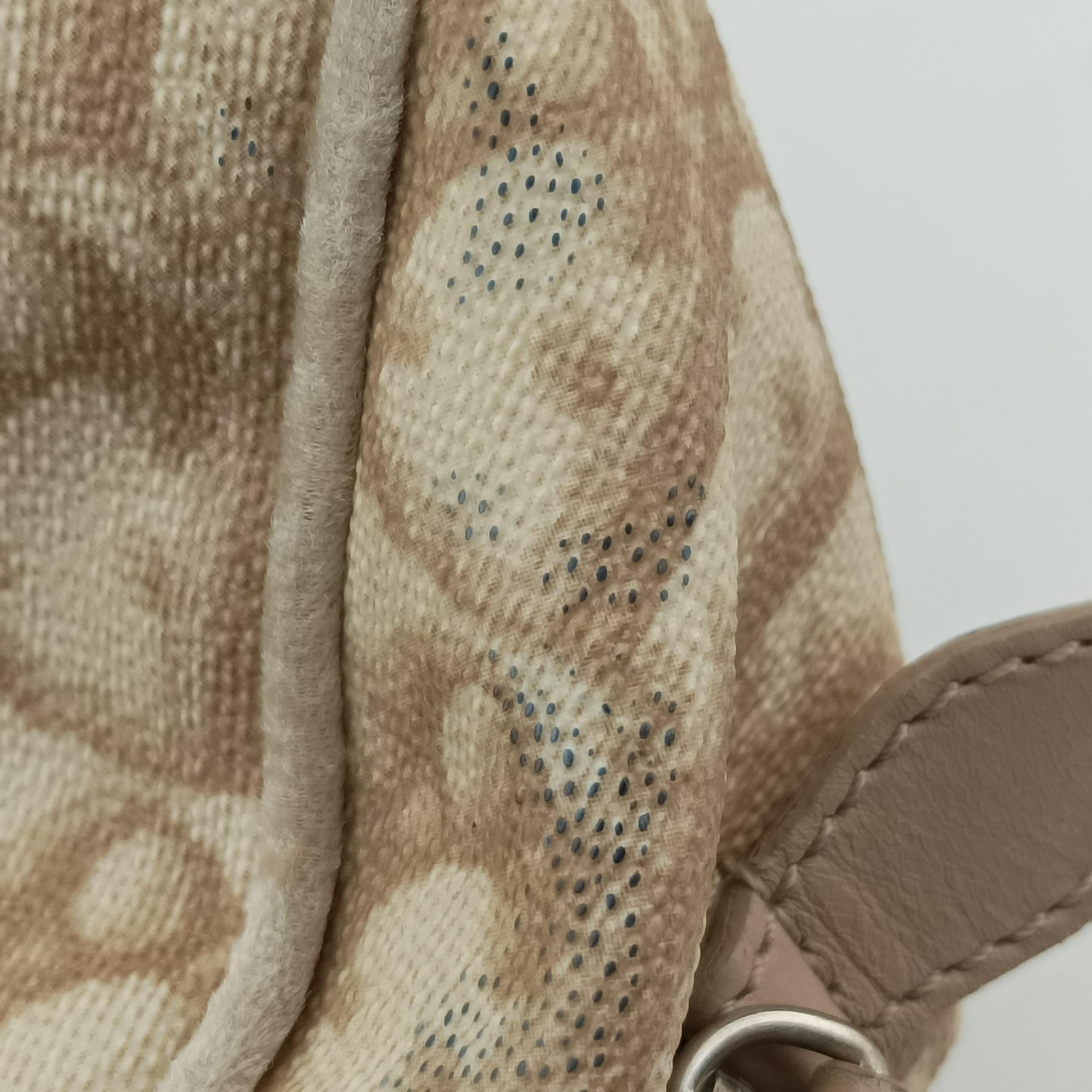 Oblique Romantique Trotter Beige x White PVC coated canvas 04-BO-0065オブリークロマンティークトロッター ベージュ×ホワイト PVCコーティングキャンバス 04-BO-0065