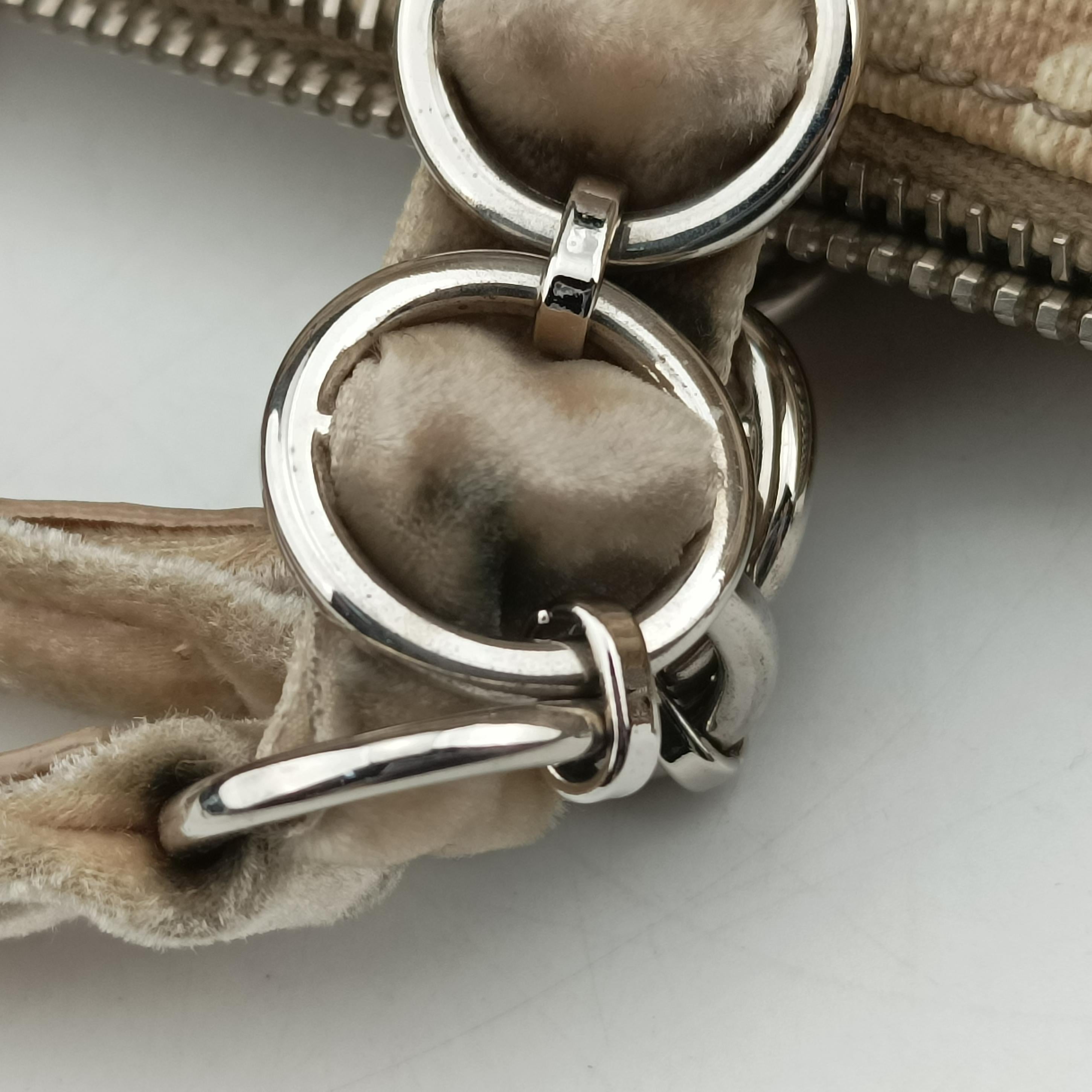 Oblique Romantique Trotter Beige x White PVC coated canvas 04-BO-0065オブリークロマンティークトロッター ベージュ×ホワイト PVCコーティングキャンバス 04-BO-0065