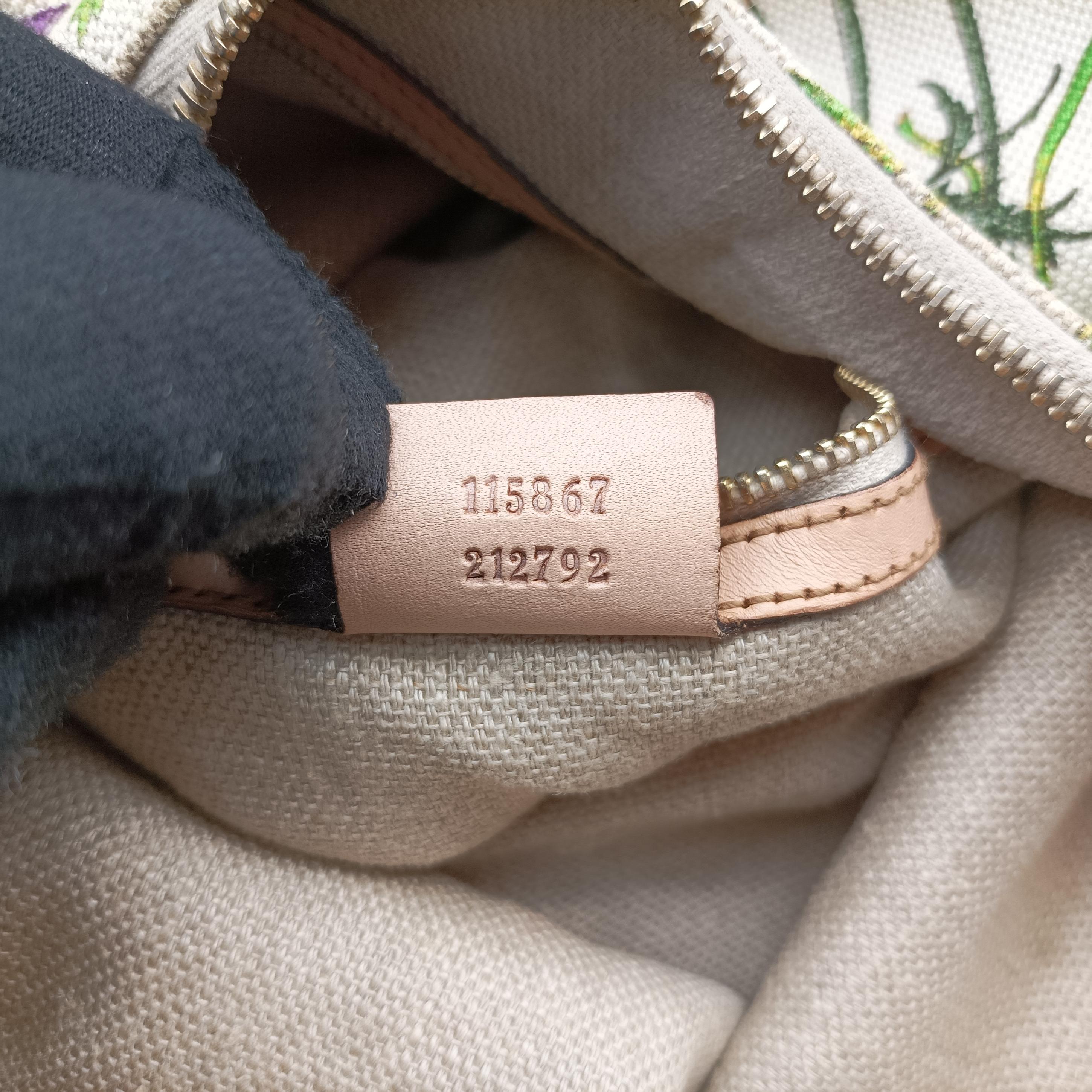 horsebit hobo White×Multicolour Canvas 115867 ホースビット ホワイト×マルチカラー キャンバス 115867