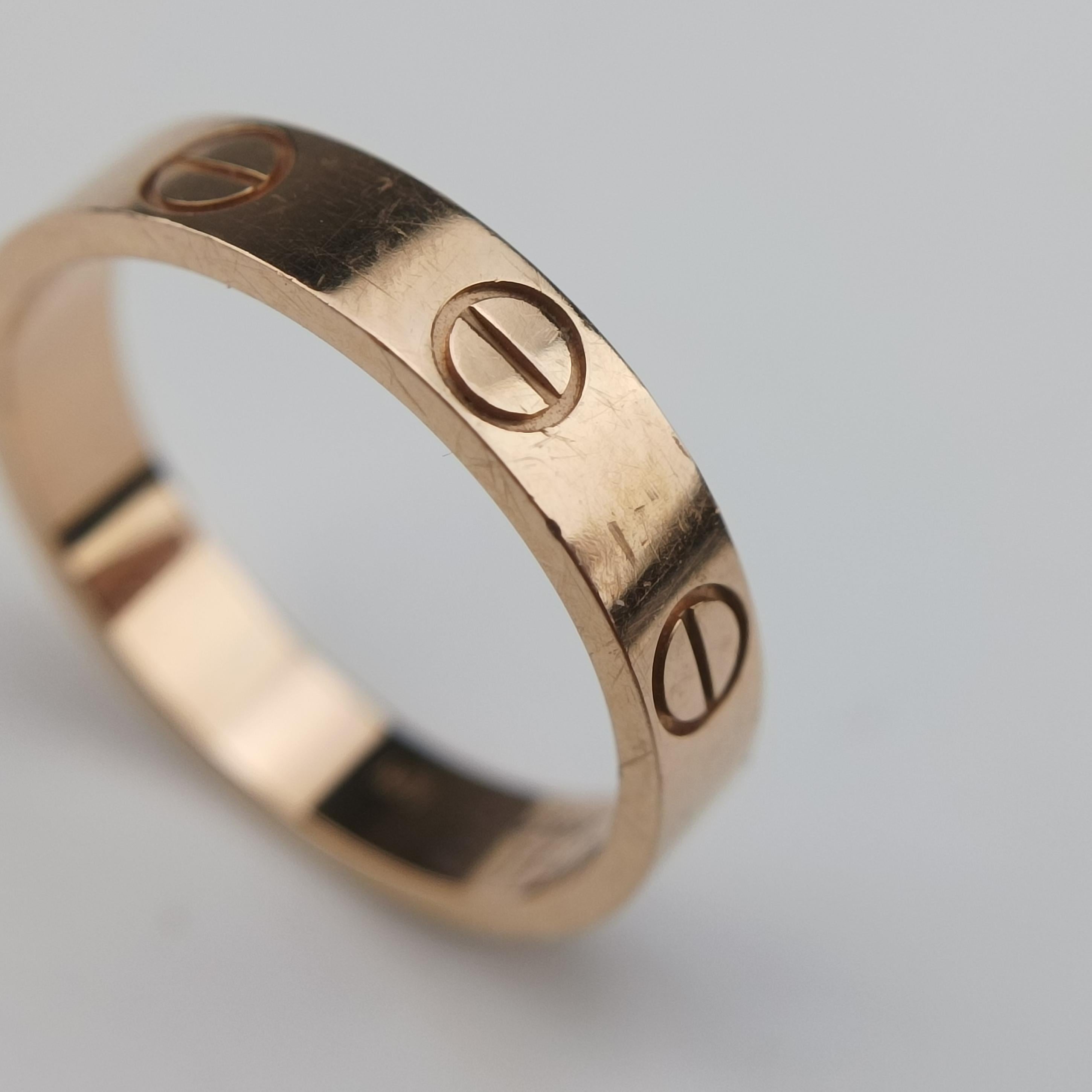 Mini Love Rose golden AU750 B4085249 TT4749ミニラブ ローズゴールド AU750 B4085249 TT4749