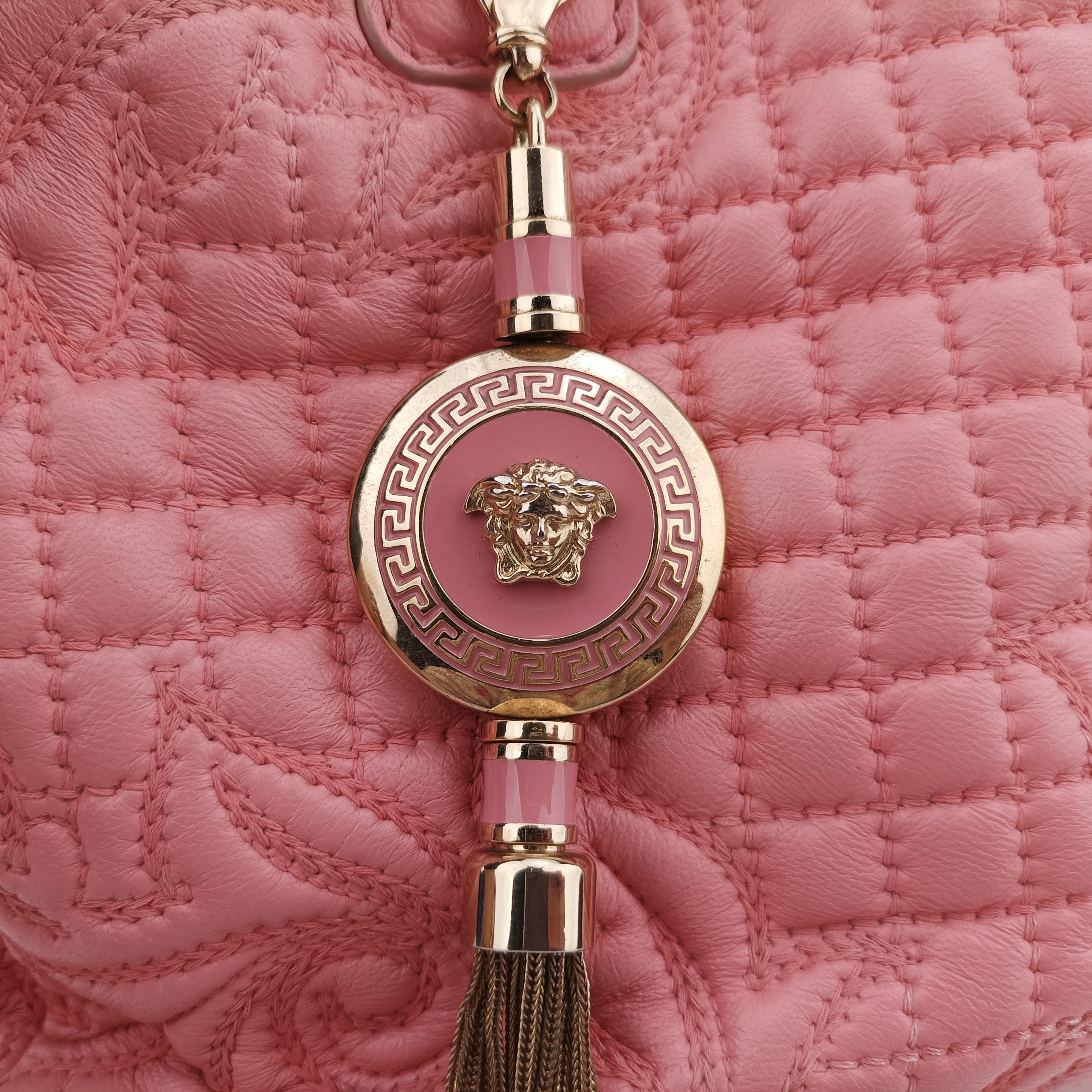 Medusa Demetra Vanitas Satchel Pink Leather メデューサ デメテル バニティ サッチェル ピンク レザー