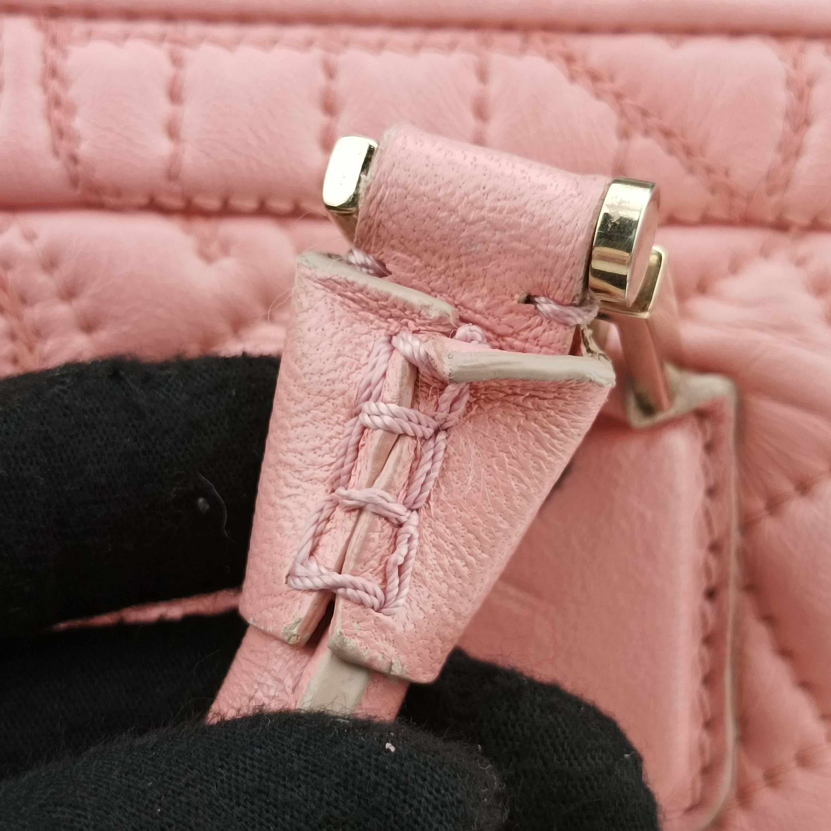 Medusa Demetra Vanitas Satchel Pink Leather メデューサ デメテル バニティ サッチェル ピンク レザー