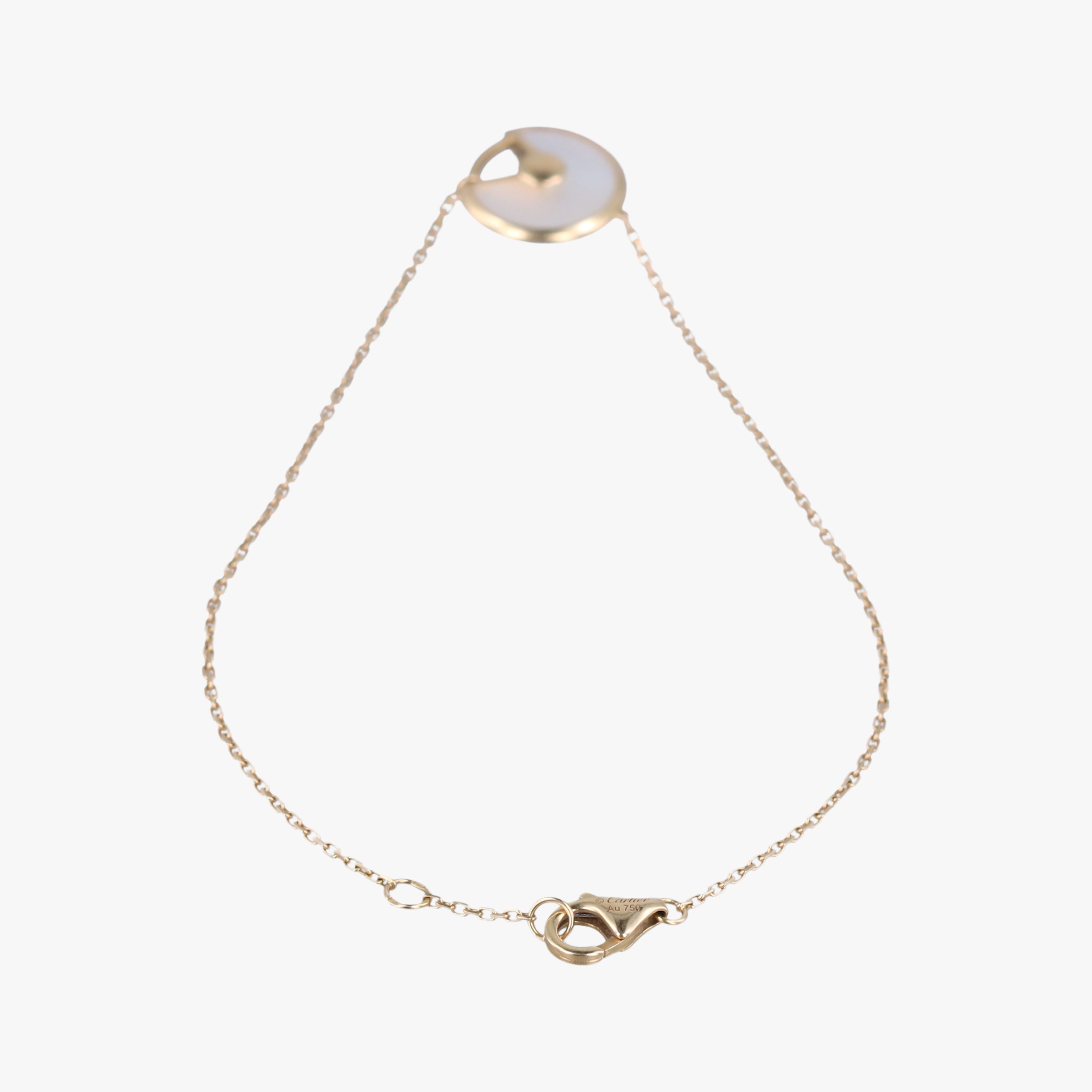 Amulette de Cartier White×Rose golden AU750 B6044017 HTM895アミュレット ドゥ カルティエ ホワイト×ローズゴールド AU750 B6044017 HTM895