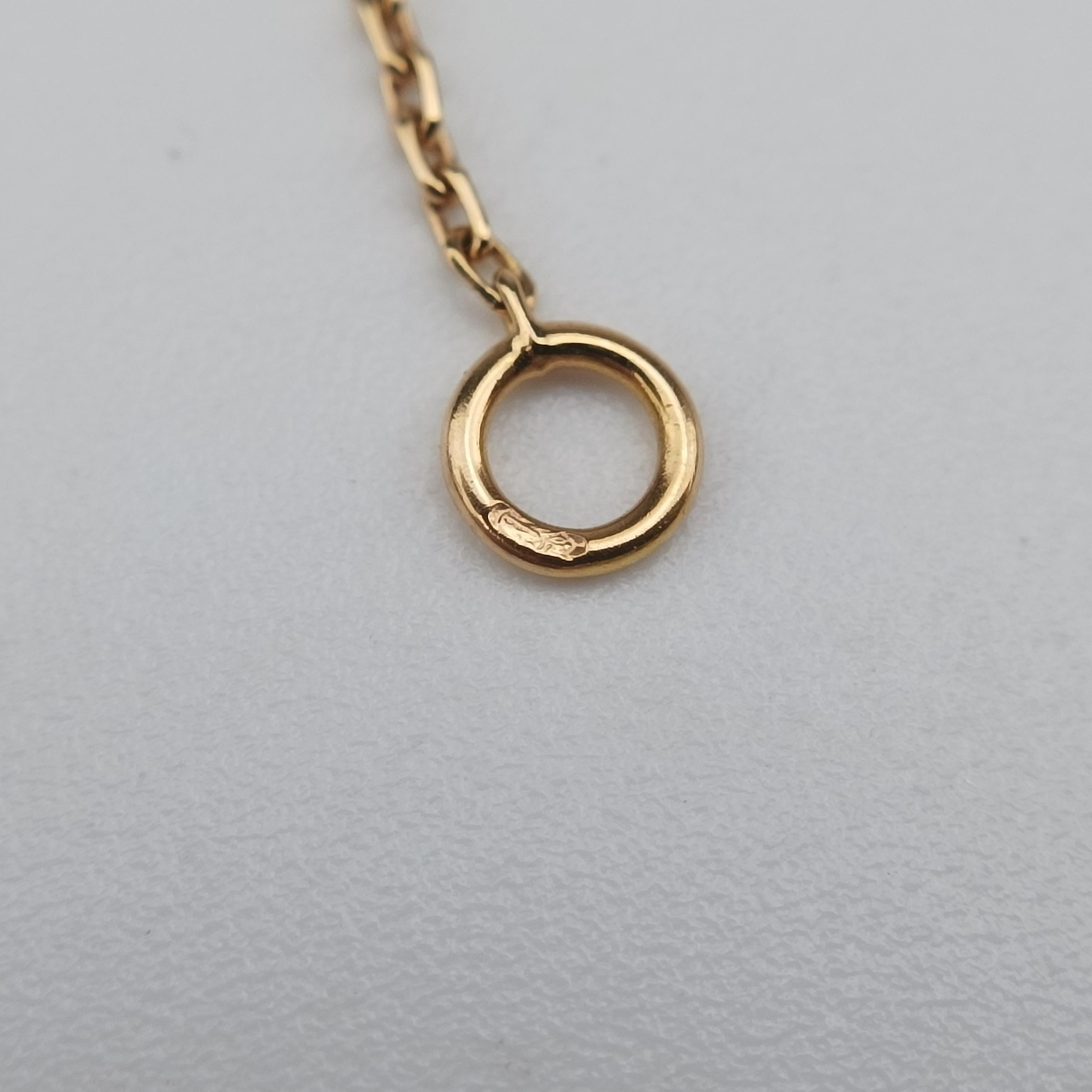 Sweet Alhambra Red×Rose Gold AU750 ARN59K00 JE424018スウィートアルハンブラ ホワイト×ローズゴールド AU750 ARN59K00 JE424018