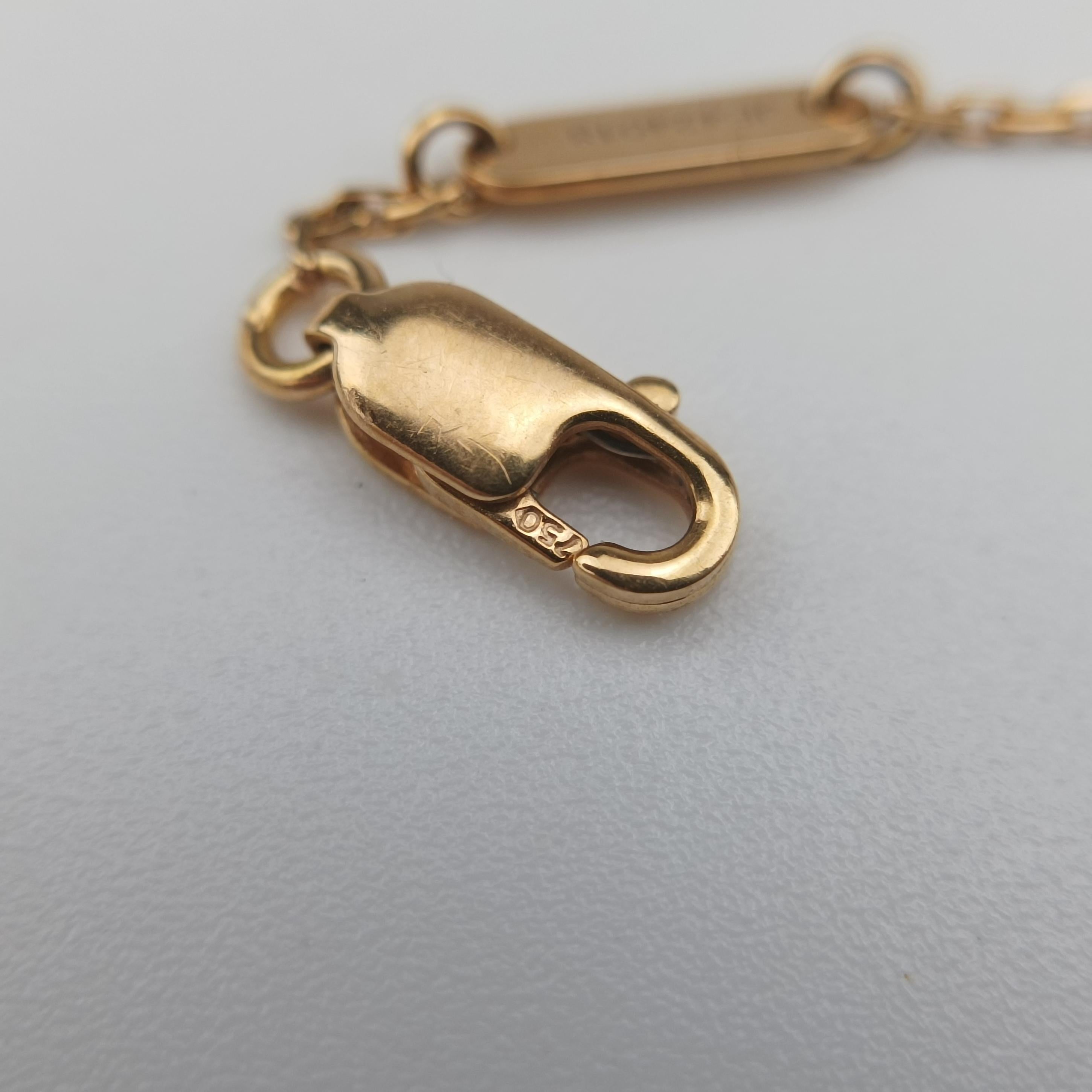 Sweet Alhambra Red×Rose Gold AU750 ARN59K00 JE424018スウィートアルハンブラ ホワイト×ローズゴールド AU750 ARN59K00 JE424018