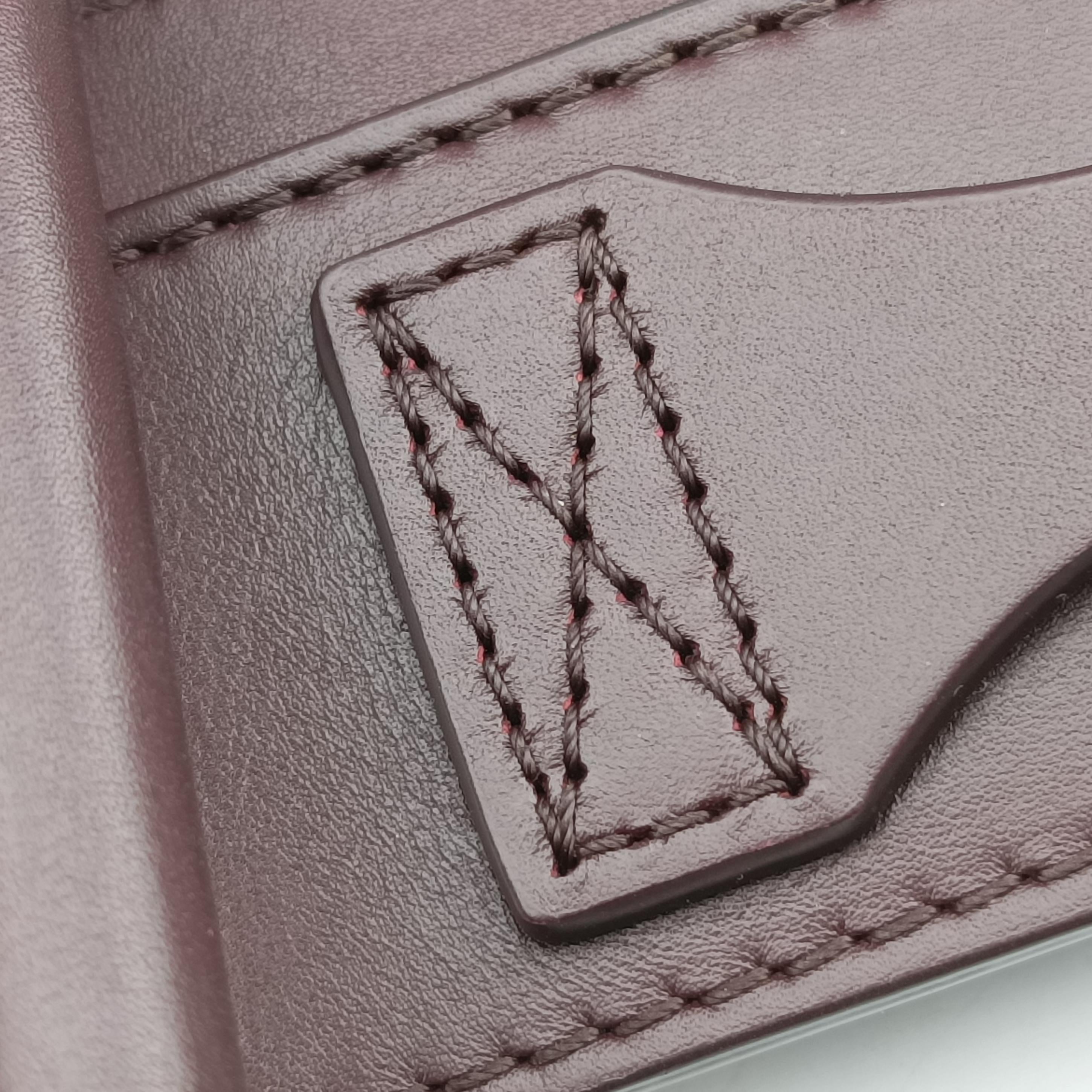 Luggage Micro shopper Green×burgundy×Black Leather×suede S-SA-0112 U-MM-0122ラゲージマイクロショッパー グリーン×ワインレッド×ブラック レザー×スエード S-SA-0112 U-MM-0122