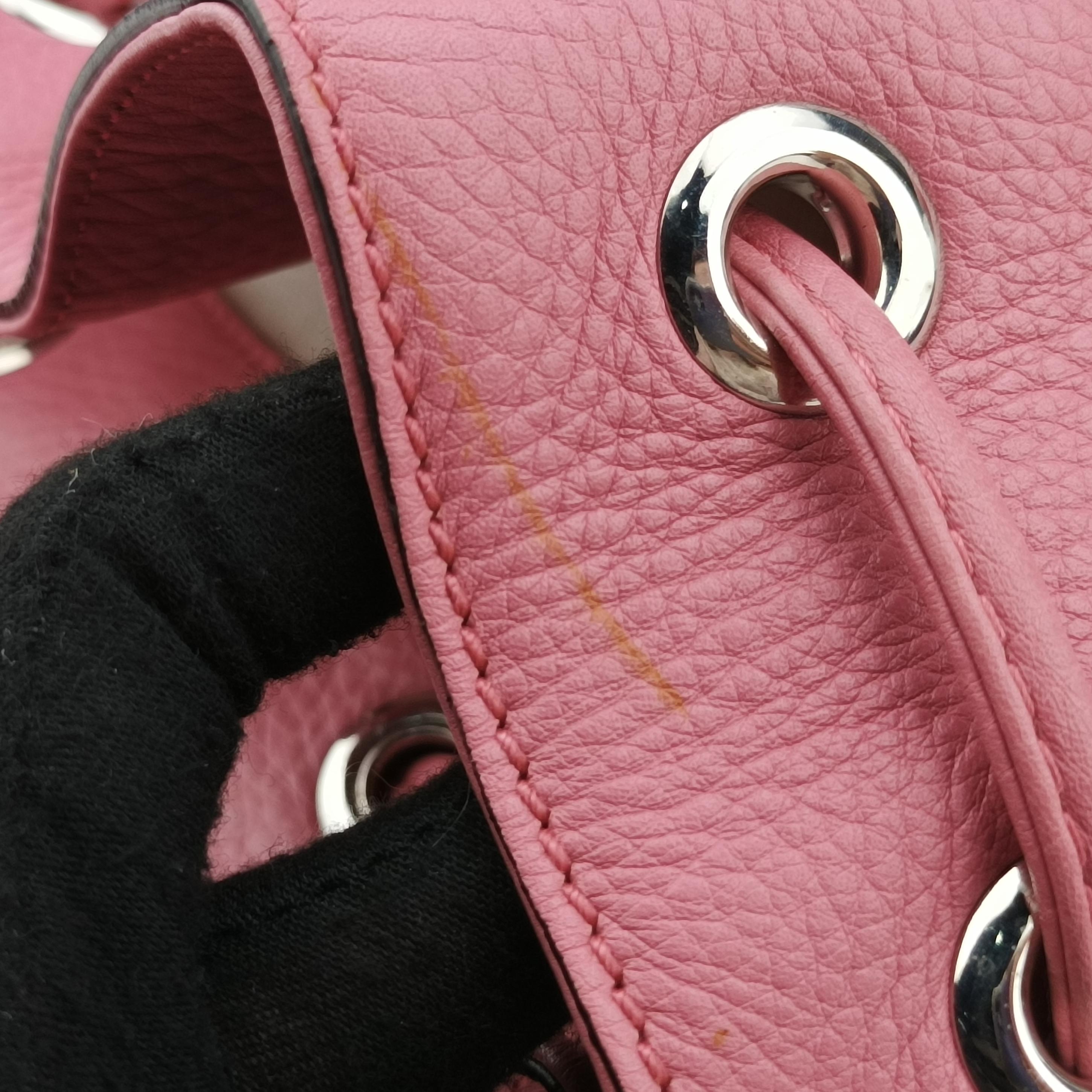 Bamboo fringe tassel Pink Leather 370833 I017857403バンブー ピンク レザー 370833 I017857403