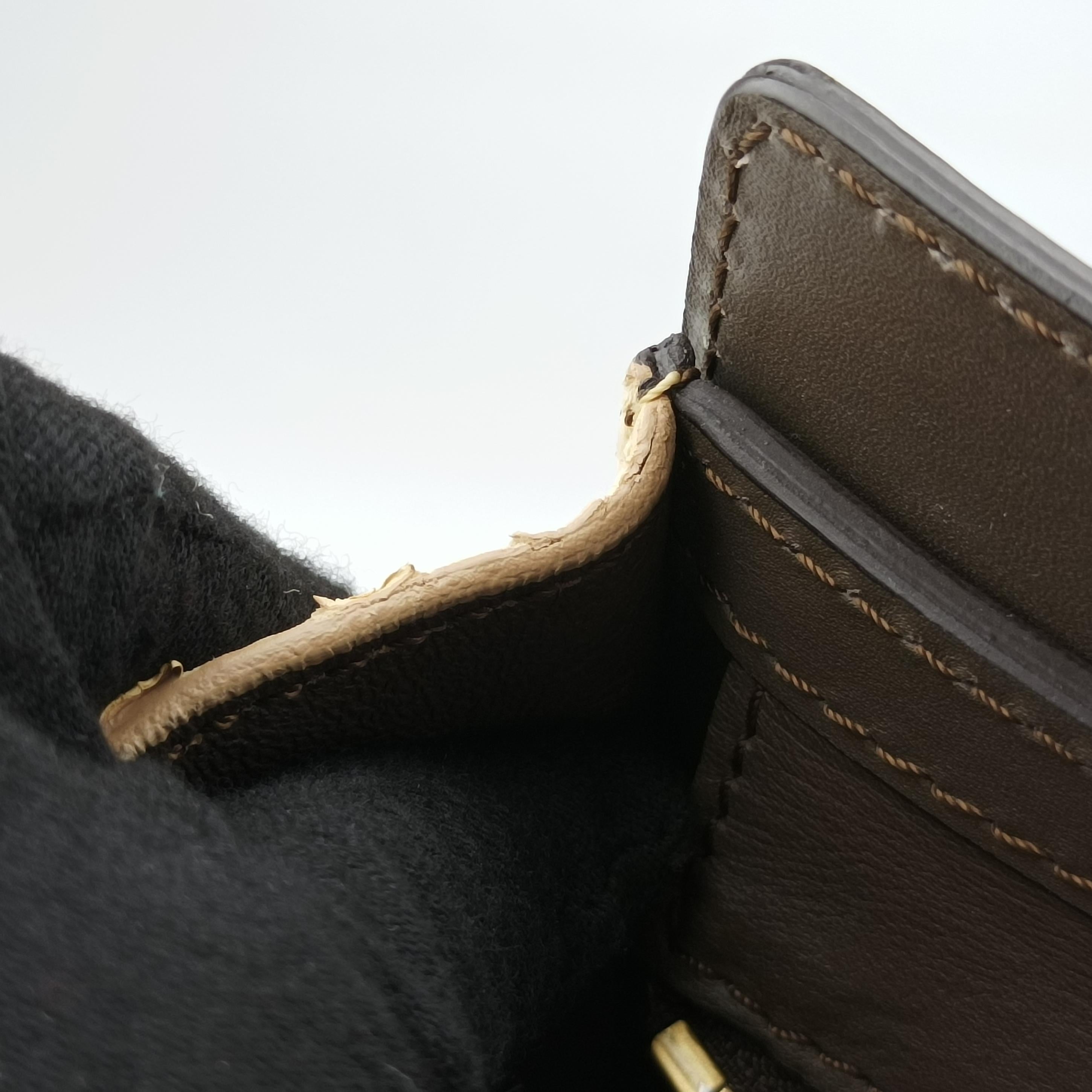 luggage nano shopper Blue×white×Brown snakeskin S-GA-1103ラゲージナノショッパー ブルー×ホワイト×ブラウン ヘビ革 S-GA-1103