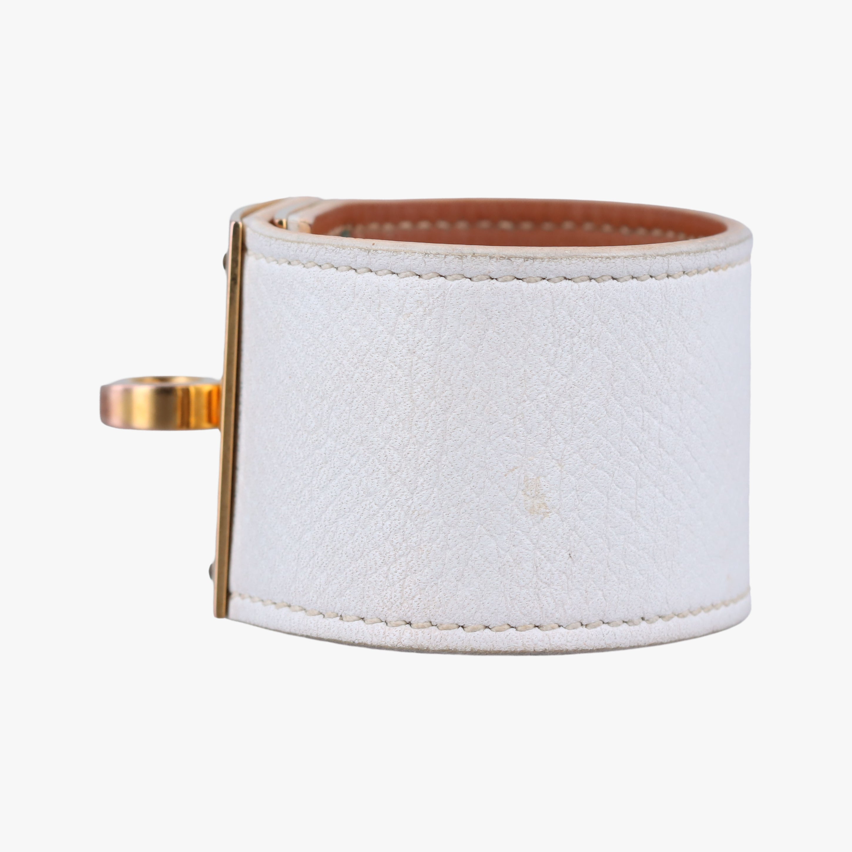 Kelly Style Lock White×golden Leather X MZ 500 MS T1ケリー スタイル ロック ホワイト×ゴールド レザー X MZ 500 MS T1