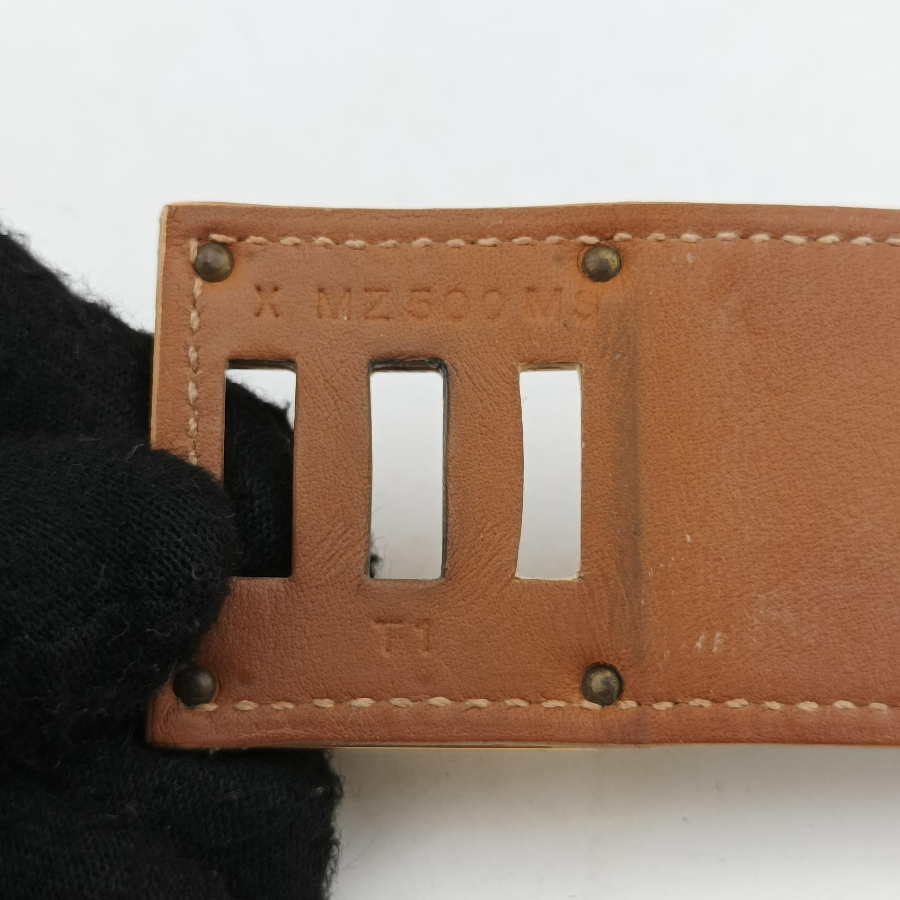 Kelly Style Lock White×golden Leather X MZ 500 MS T1ケリー スタイル ロック ホワイト×ゴールド レザー X MZ 500 MS T1