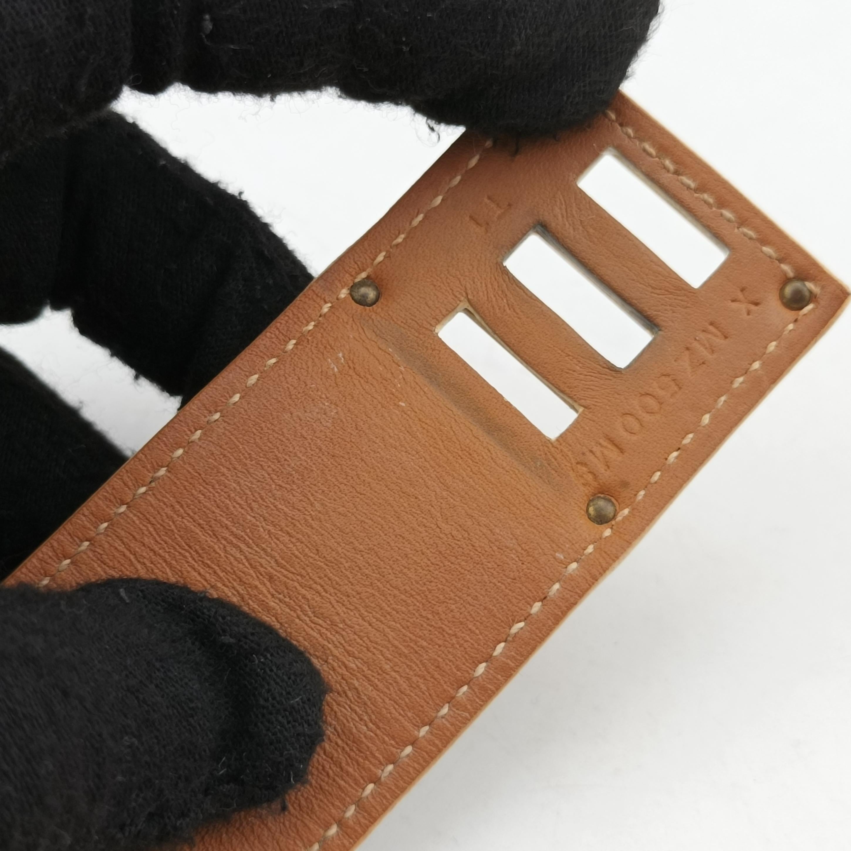 Kelly Style Lock White×golden Leather X MZ 500 MS T1ケリー スタイル ロック ホワイト×ゴールド レザー X MZ 500 MS T1