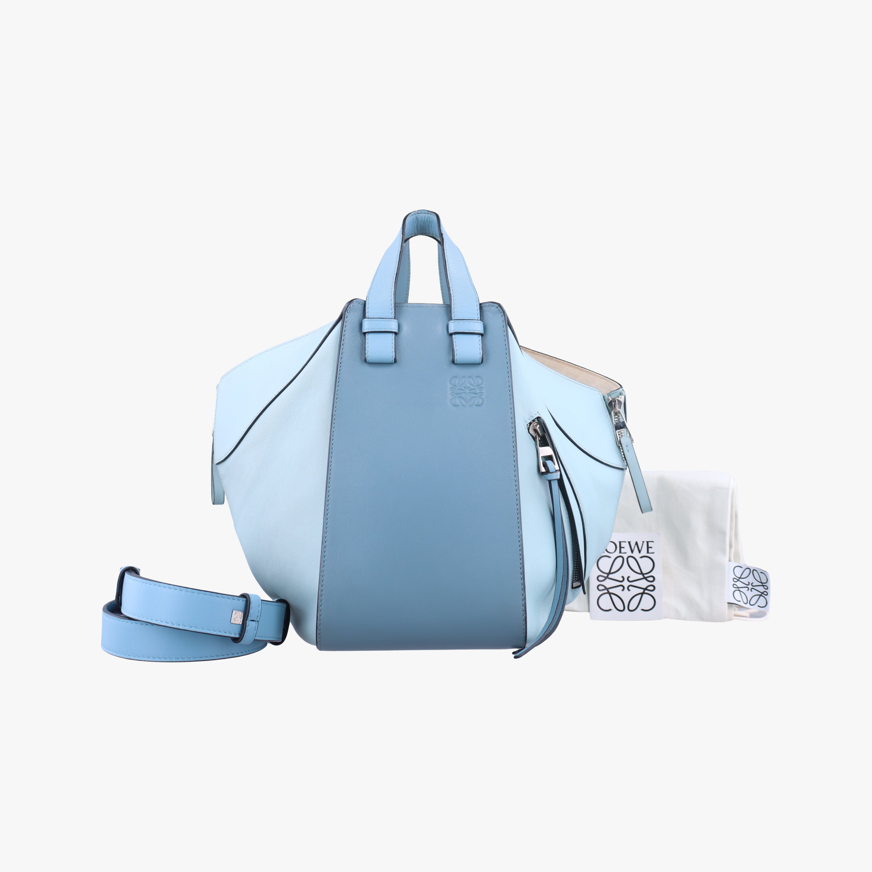 hammock Blue x Light Blue leather 06 17 09ハンモック ブルー×ライトブルー レザー 06 17 09