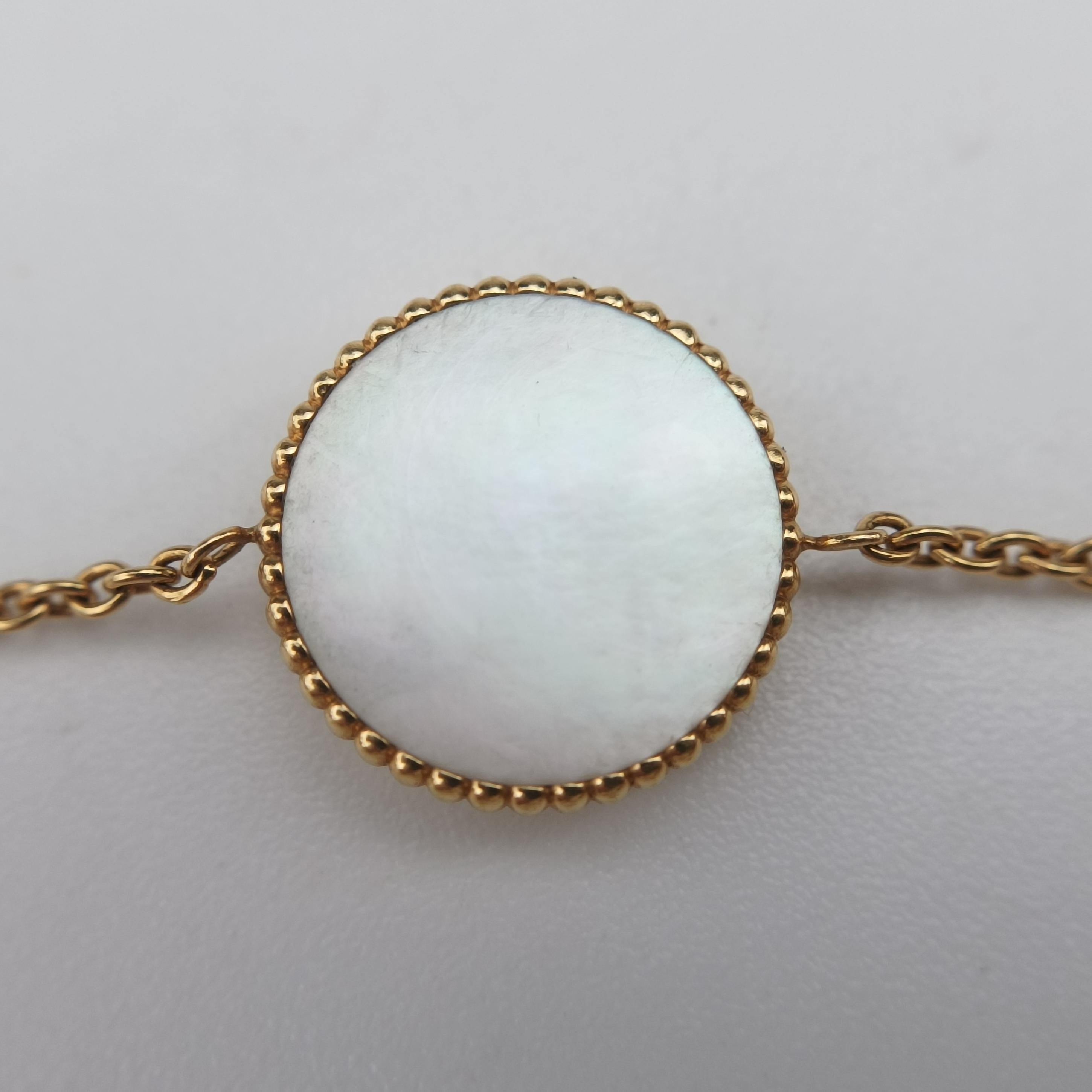 Rose des Vents medallion White x Rose Gold AU750 152658ローズデヴァン メダリオン ホワイト×ローズゴールド AU750 152658