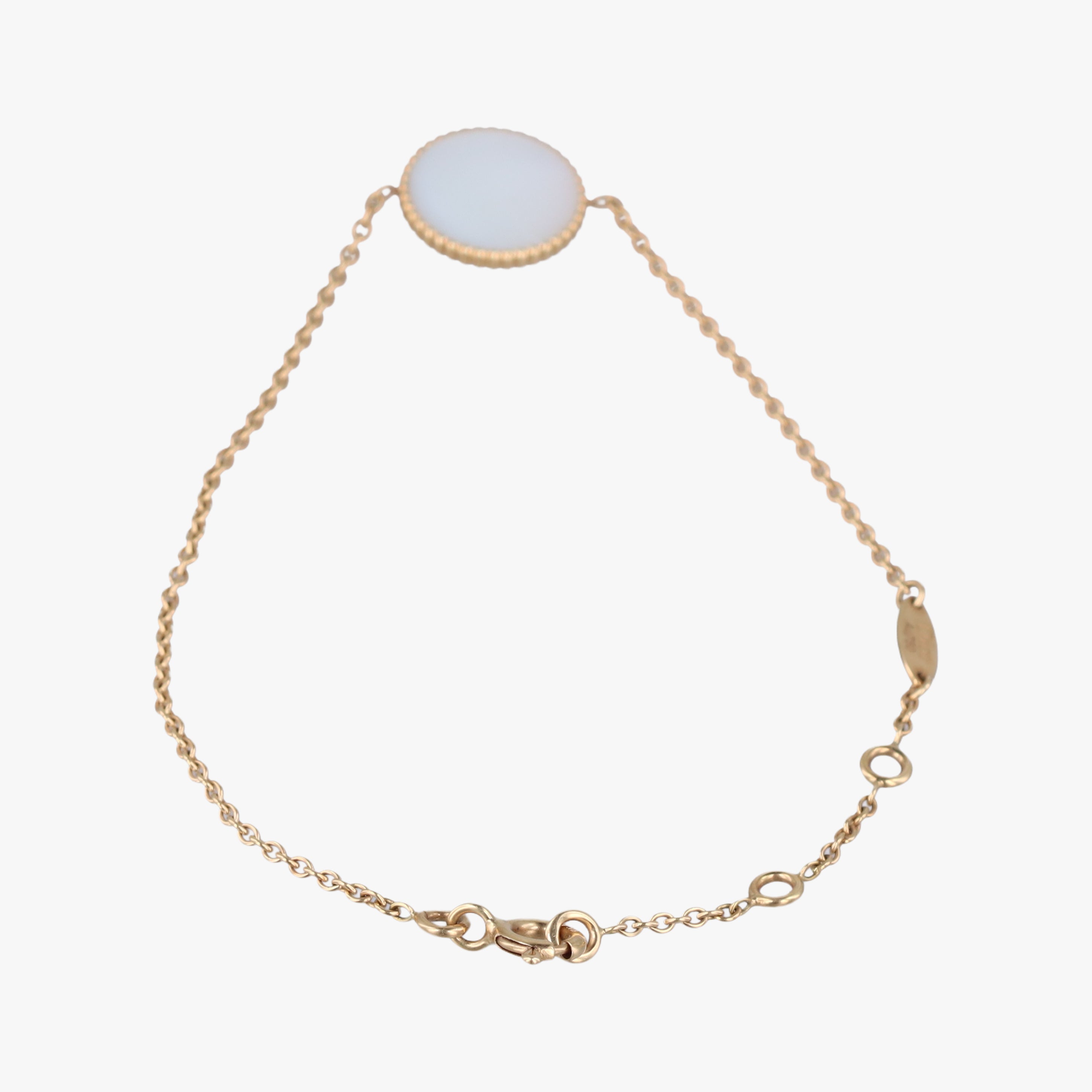 Rose des Vents medallion White x Rose Gold AU750 152658ローズデヴァン メダリオン ホワイト×ローズゴールド AU750 152658