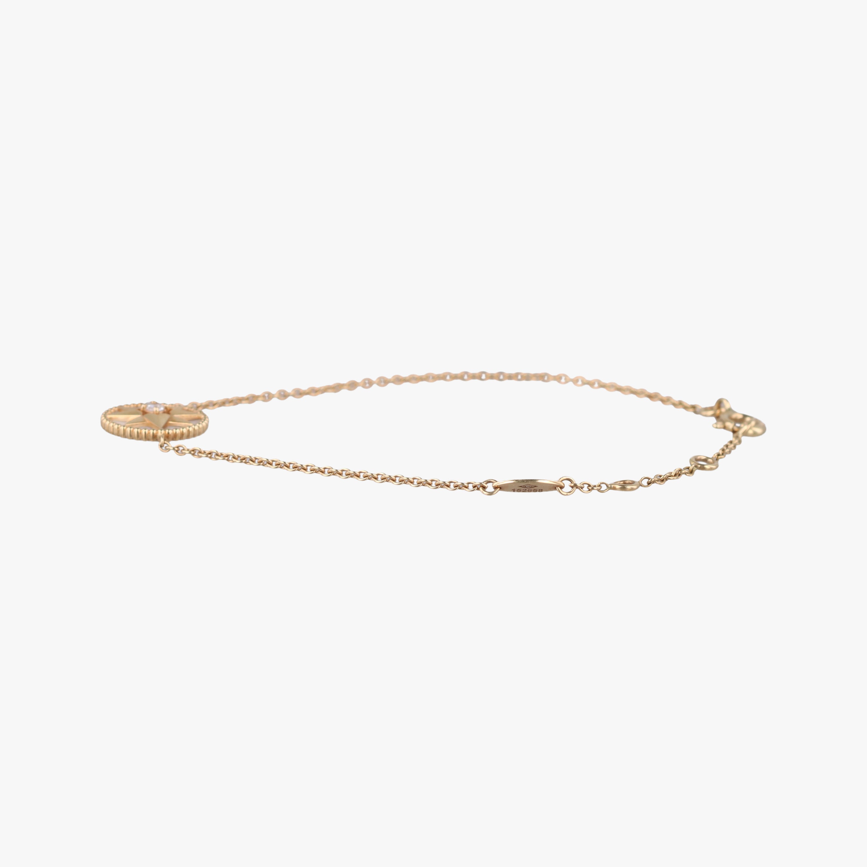 Rose des Vents medallion White x Rose Gold AU750 152658ローズデヴァン メダリオン ホワイト×ローズゴールド AU750 152658