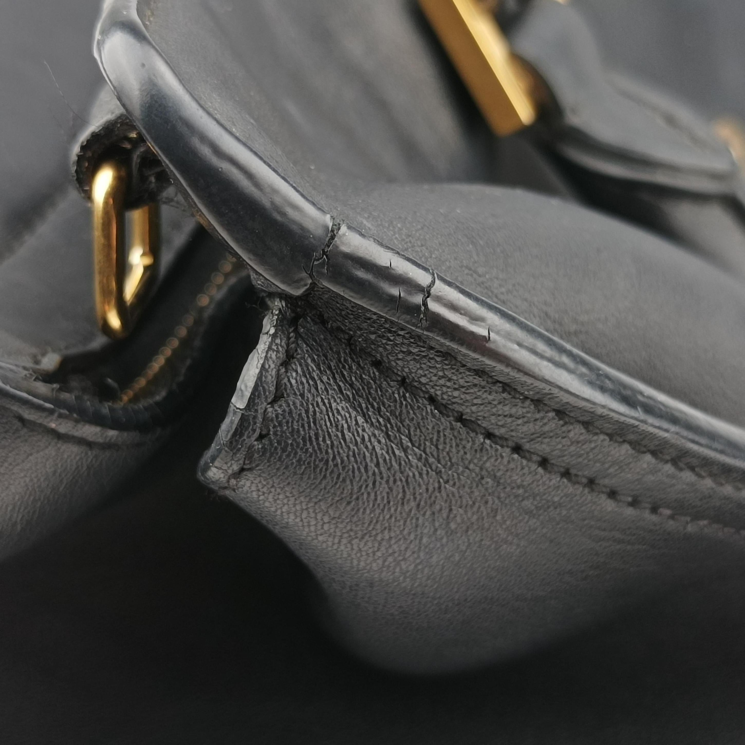 Y Ligne Petit Cabas Black Leather 311210 PMR311210.0913Yライン プチカバス ブラック レザー 311210 PMR311210.0913