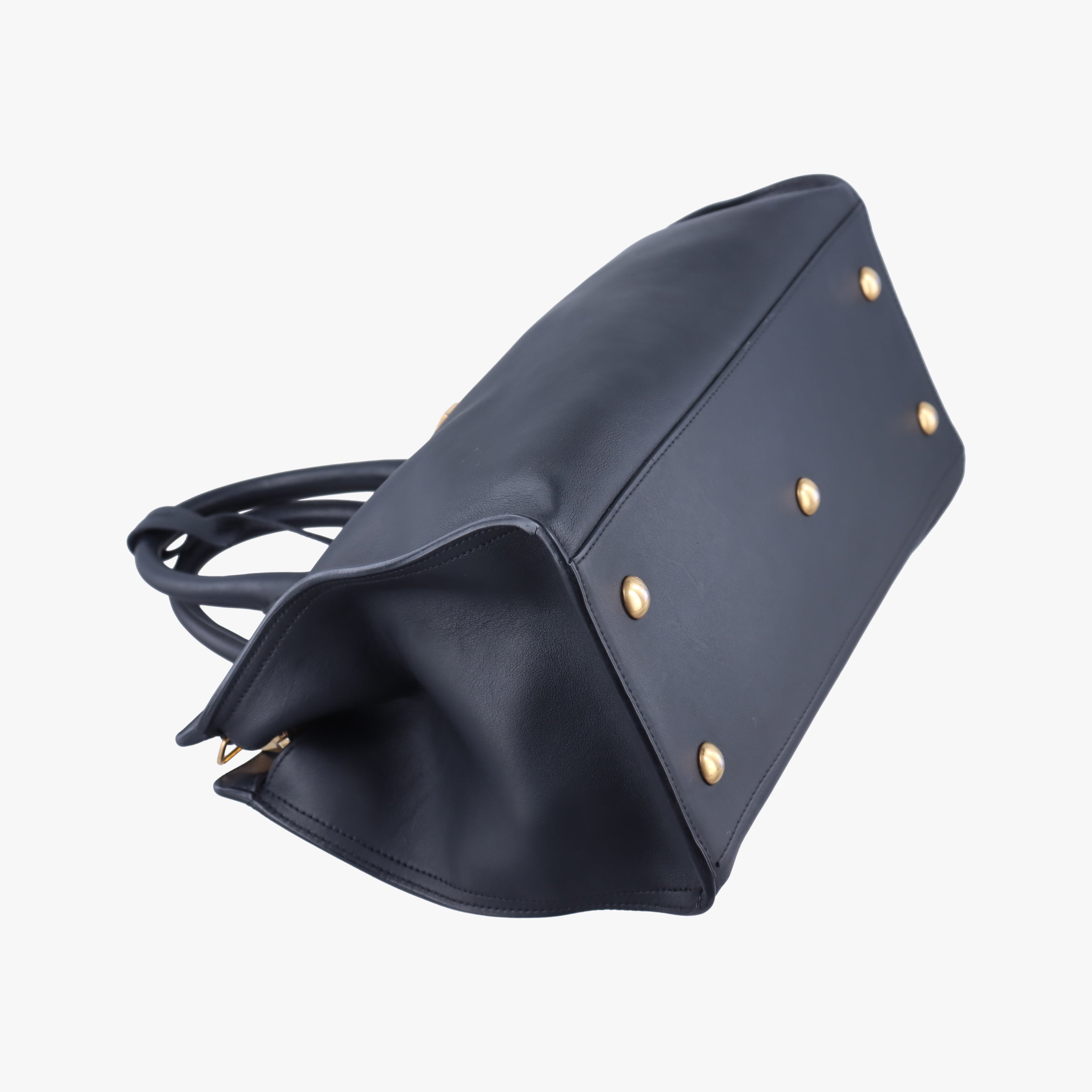 Y Ligne Petit Cabas Black Leather 311210 PMR311210.0913Yライン プチカバス ブラック レザー 311210 PMR311210.0913