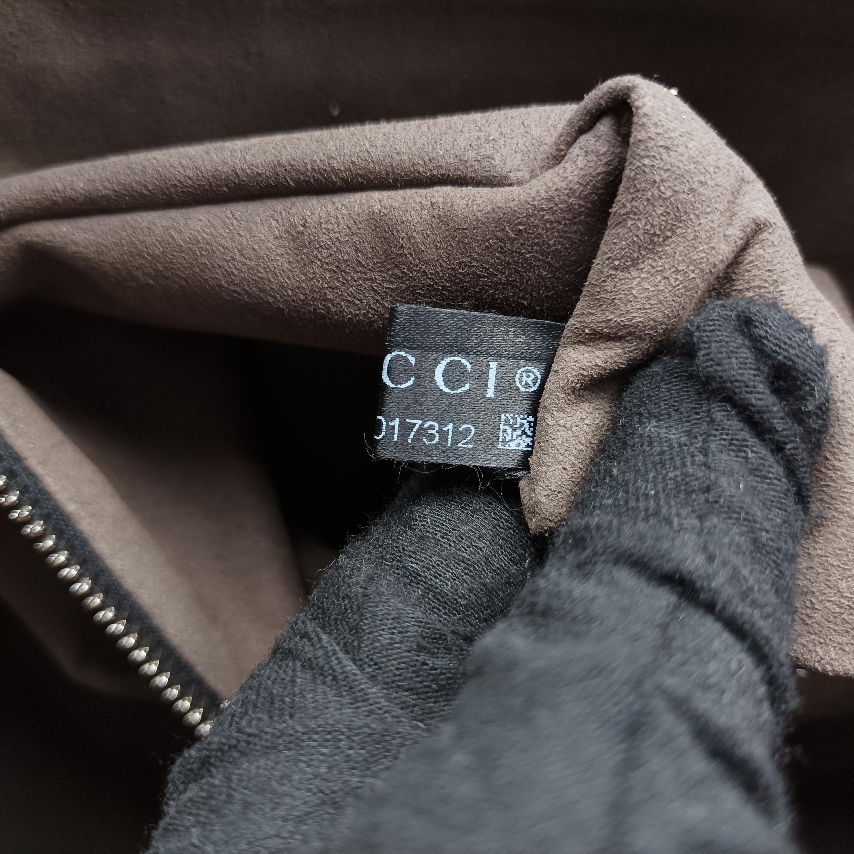 GG Supreme Brown×Black PVC coated canvas×Leather 450944 F021017312GGスプリーム ブラウン×ブラック PVCコーティングキャンバス×レザー 450944 F021017312