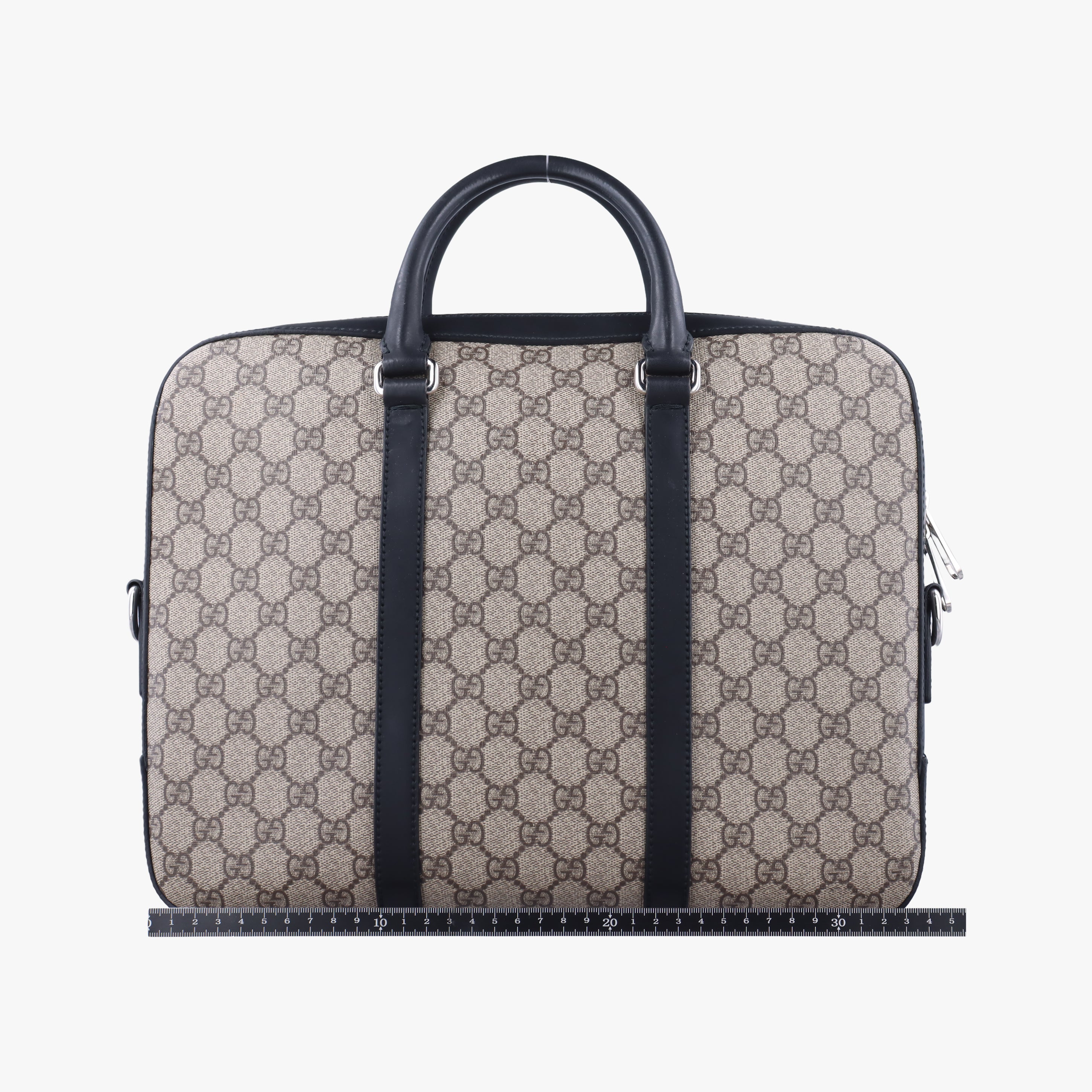 GG Supreme Brown×Black PVC coated canvas×Leather 450944 F021017312GGスプリーム ブラウン×ブラック PVCコーティングキャンバス×レザー 450944 F021017312