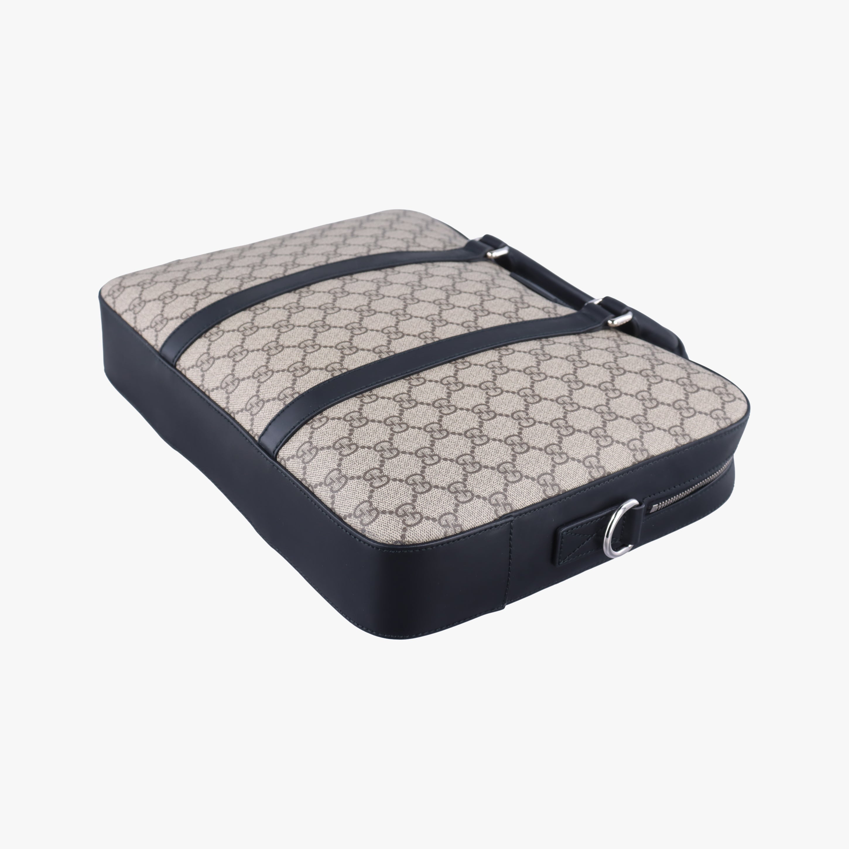 GG Supreme Brown×Black PVC coated canvas×Leather 450944 F021017312GGスプリーム ブラウン×ブラック PVCコーティングキャンバス×レザー 450944 F021017312