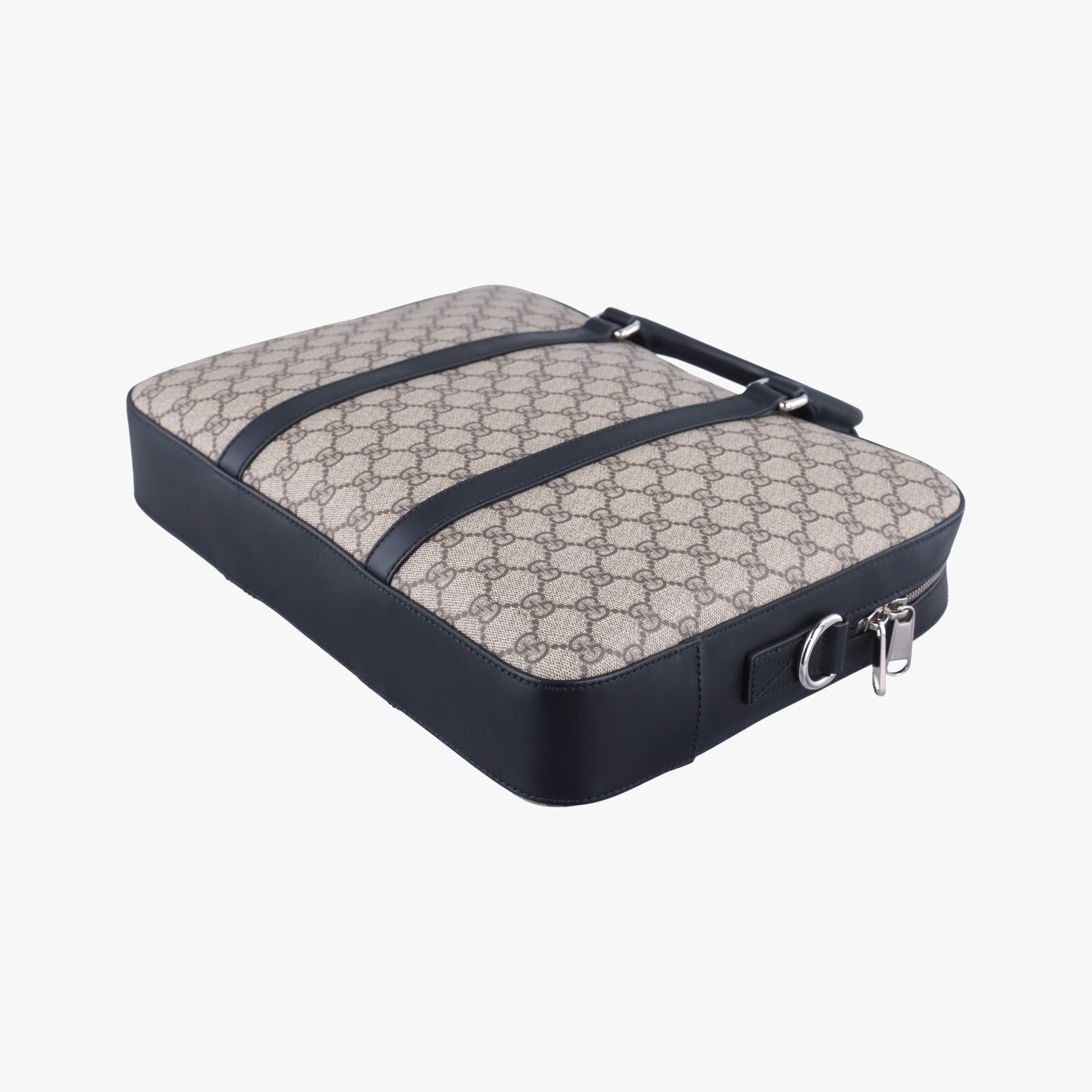 GG Supreme Brown×Black PVC coated canvas×Leather 450944 F021017312GGスプリーム ブラウン×ブラック PVCコーティングキャンバス×レザー 450944 F021017312