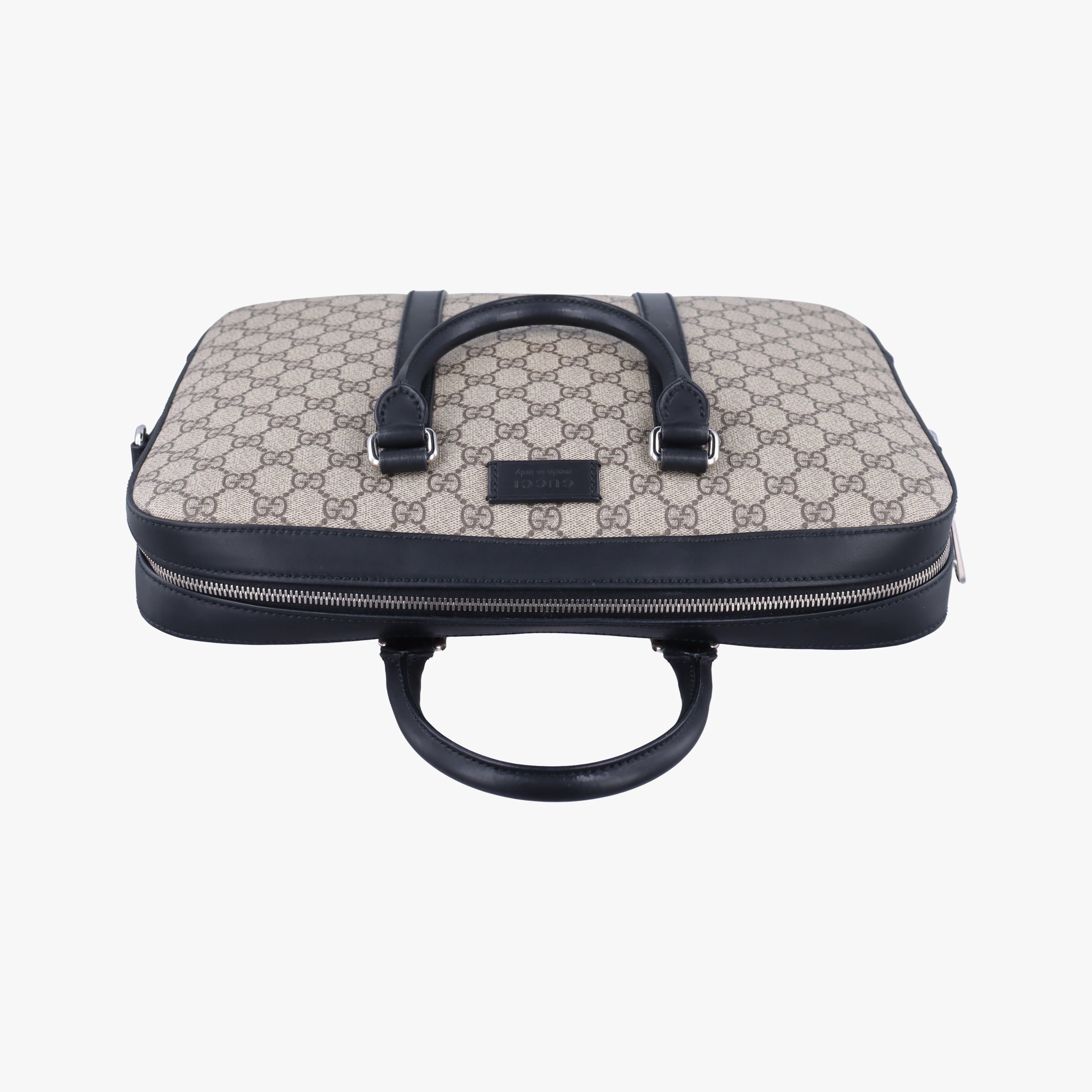 GG Supreme Brown×Black PVC coated canvas×Leather 450944 F021017312GGスプリーム ブラウン×ブラック PVCコーティングキャンバス×レザー 450944 F021017312