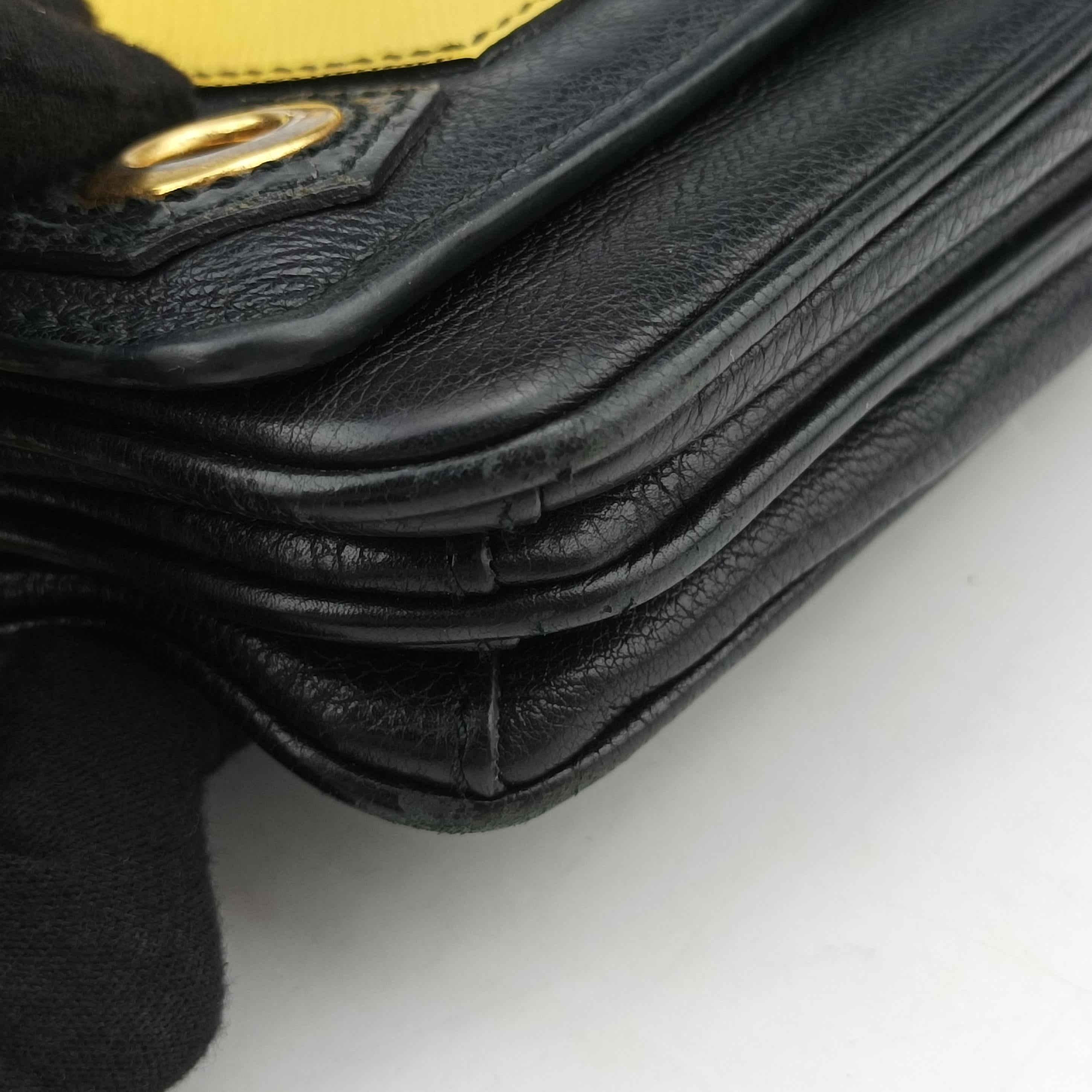 Robot Flap Black×Multicolour Leather 1BD055 117 Gロボットフラップ ブラック×マルチカラー レザー 1BD055 117 G