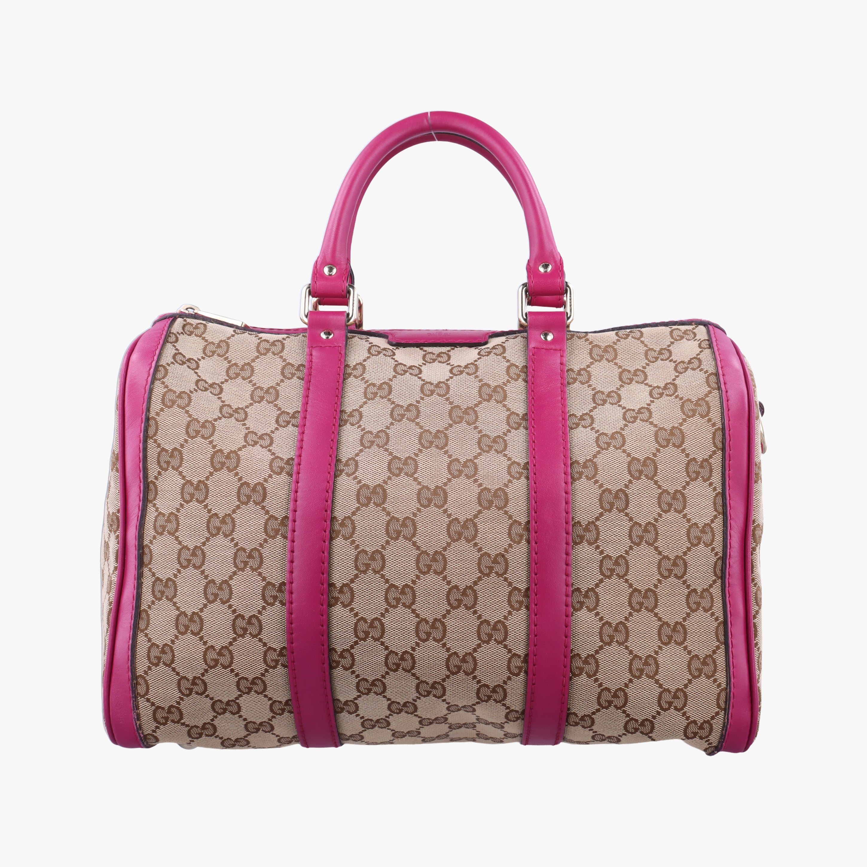 Sherry Line beige×rose canvas×leather 247205 D015384352シェリーライン ベージュ×ローズ キャンバス×レザー 247205 D015384352