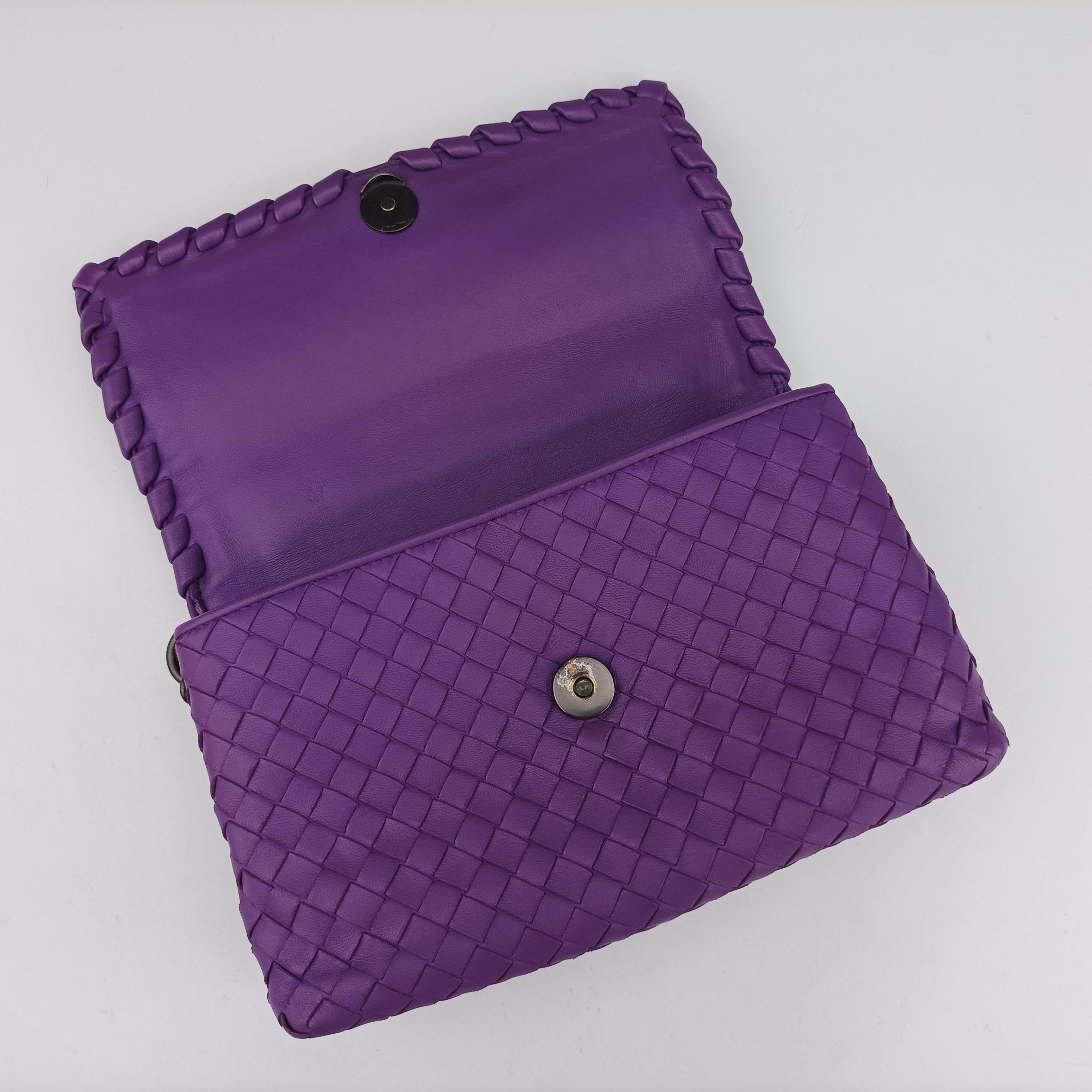 Intrecciato Olimpia Purple lambskin B04884370Dイントレチャート オリンピア パープル ラムスキン B04884370D