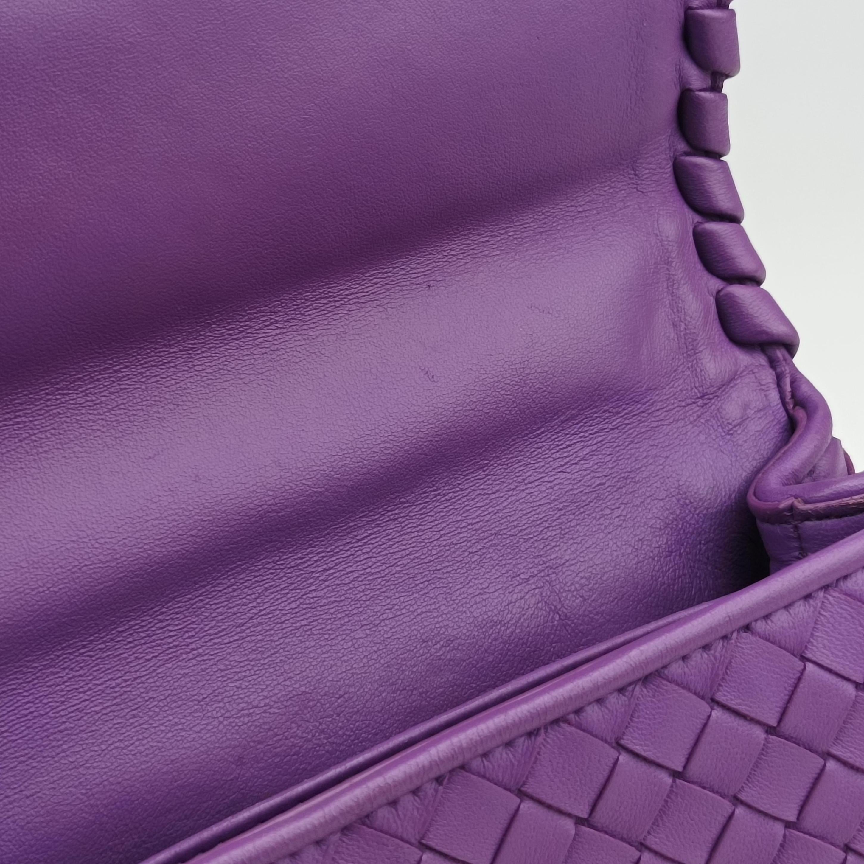 Intrecciato Olimpia Purple lambskin B04884370Dイントレチャート オリンピア パープル ラムスキン B04884370D