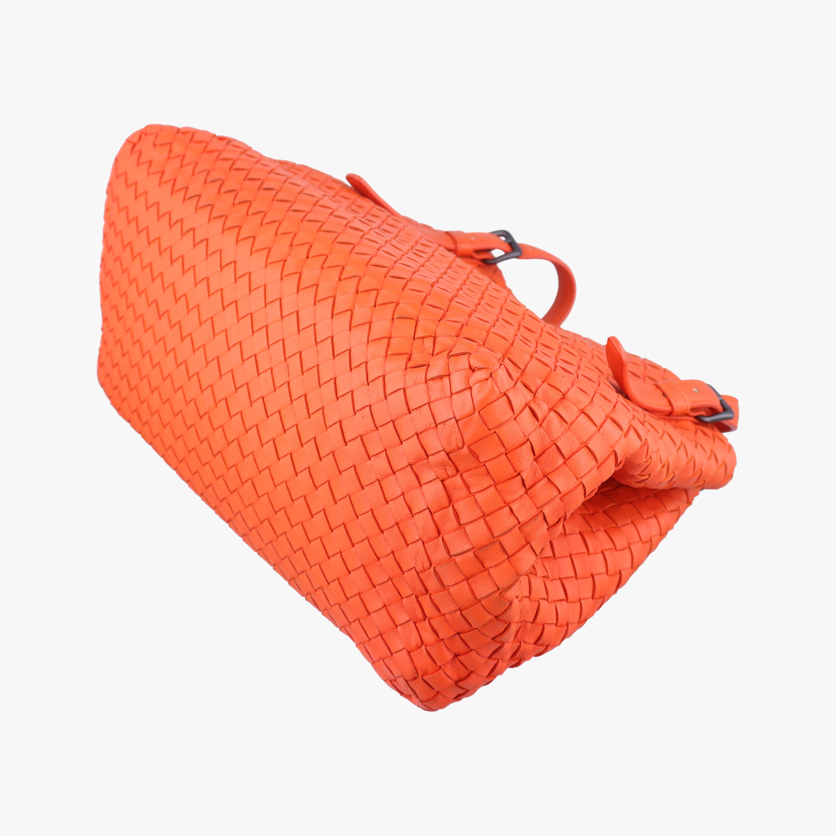 Cesta Intrecciato Orange lambskin B02407623Pセスタ イントレチャート オレンジ ラムスキン B02407623P