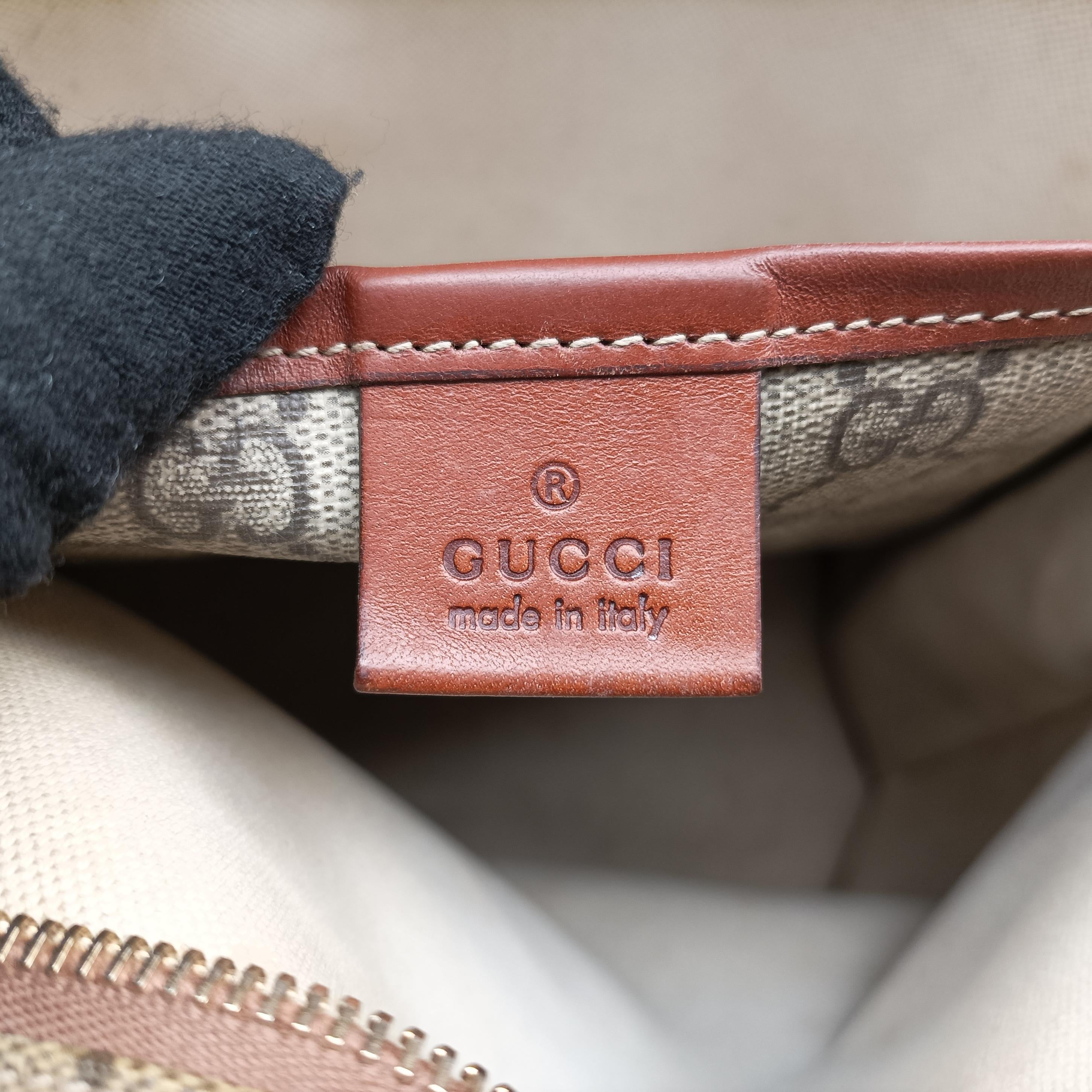 GG Supreme Brown PVC coated canvas 233081 D5754283GGスプリーム ブラウン PVCコーティングキャンバス 233081 D5754283