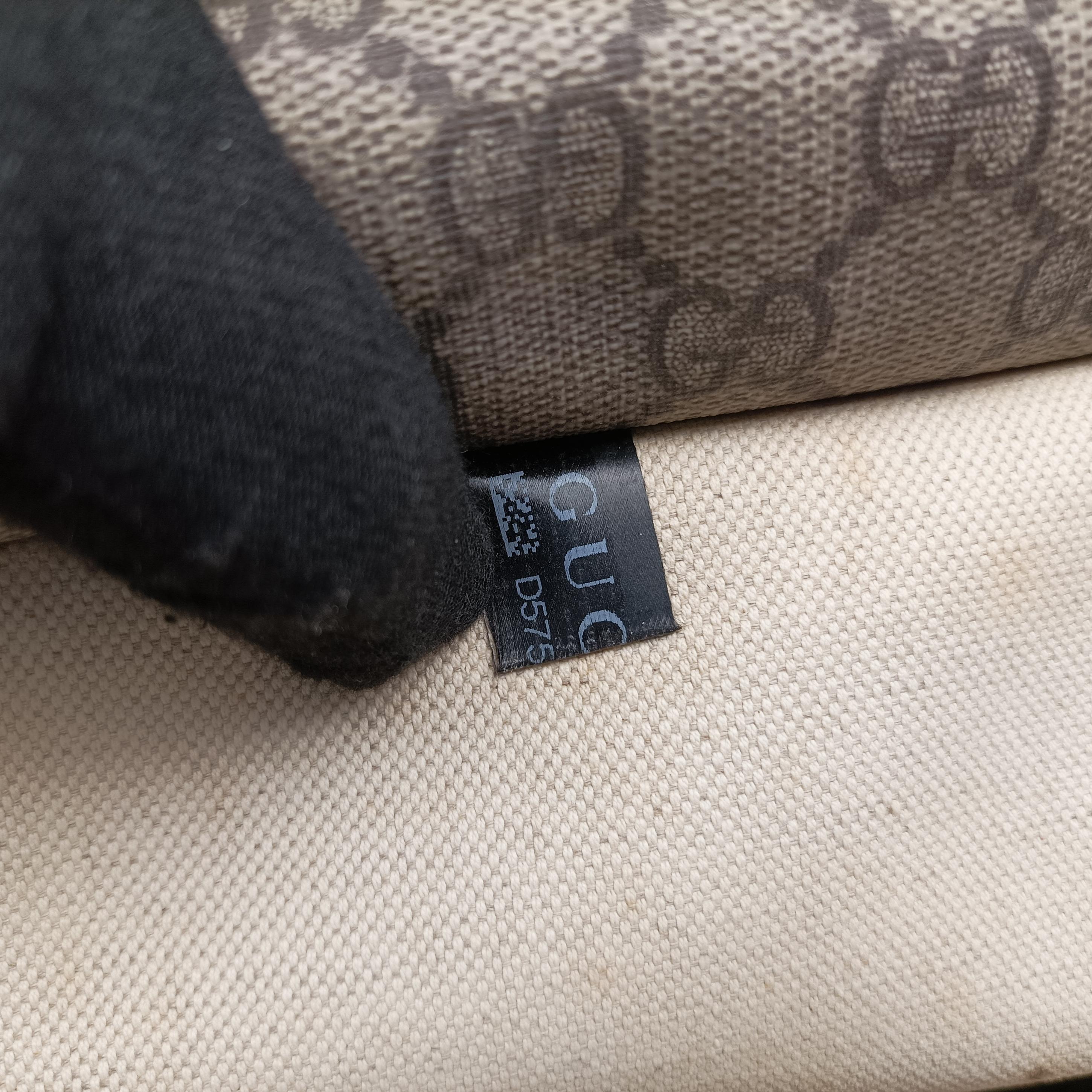 GG Supreme Brown PVC coated canvas 233081 D5754283GGスプリーム ブラウン PVCコーティングキャンバス 233081 D5754283