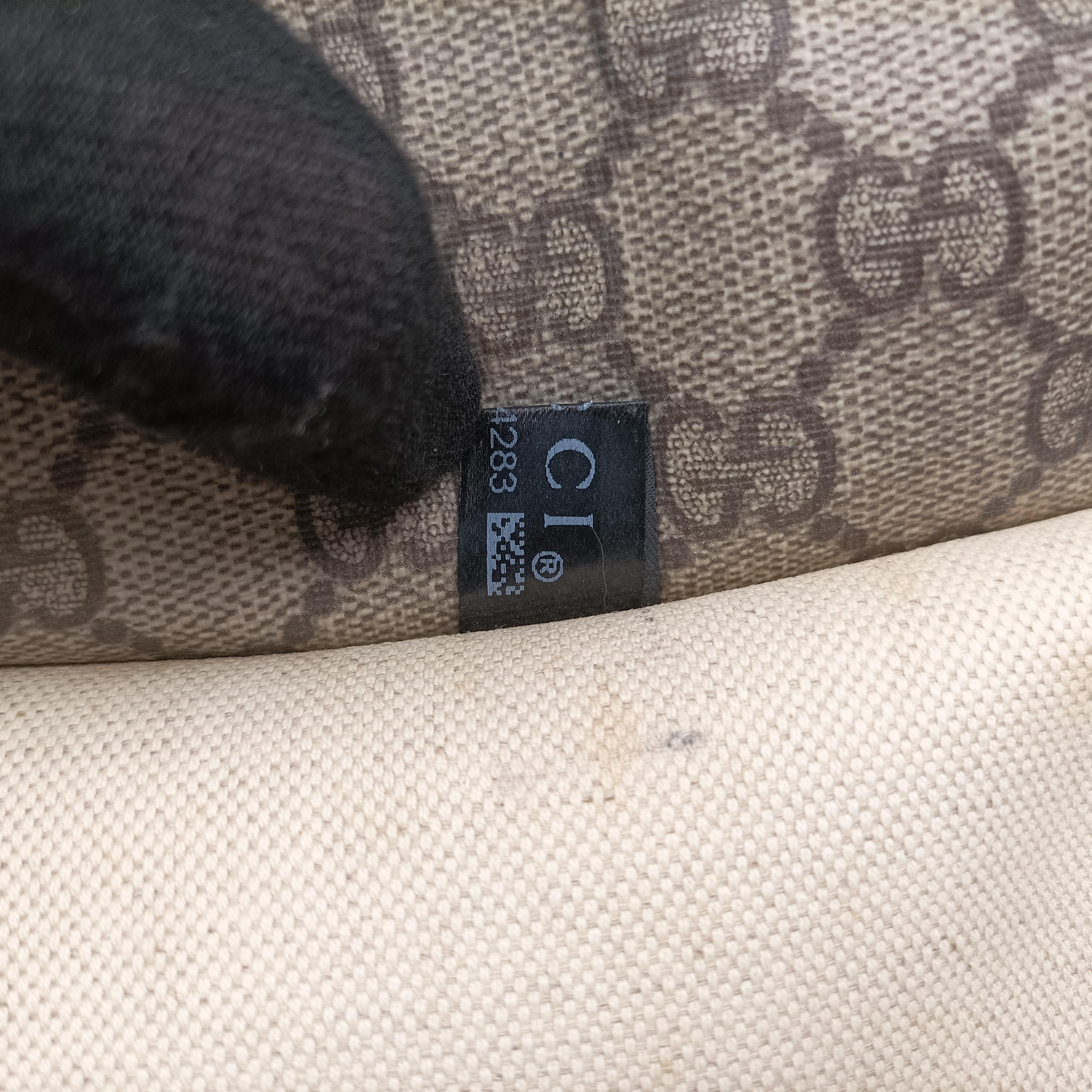 GG Supreme Brown PVC coated canvas 233081 D5754283GGスプリーム ブラウン PVCコーティングキャンバス 233081 D5754283