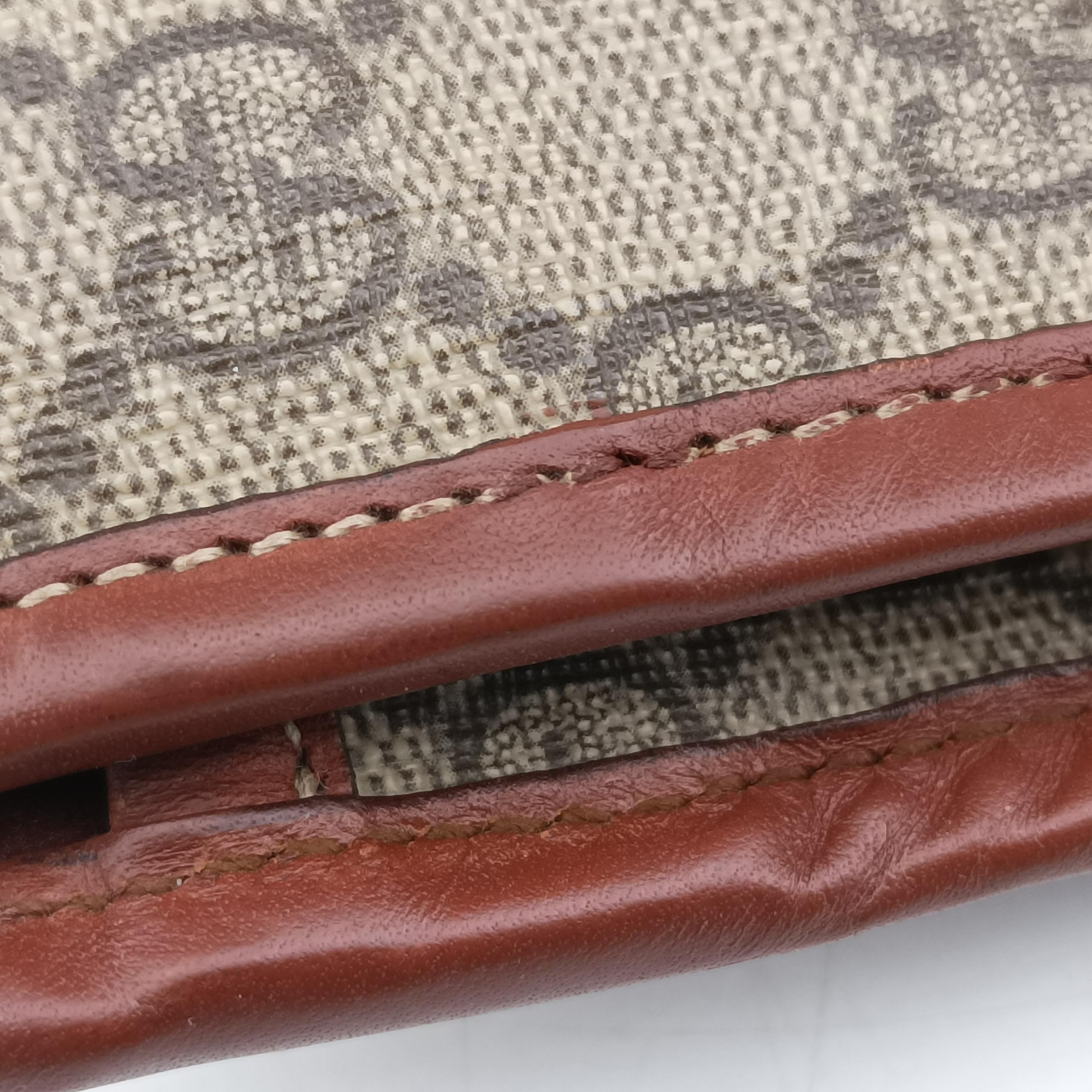 GG Supreme Brown PVC coated canvas 233081 D5754283GGスプリーム ブラウン PVCコーティングキャンバス 233081 D5754283