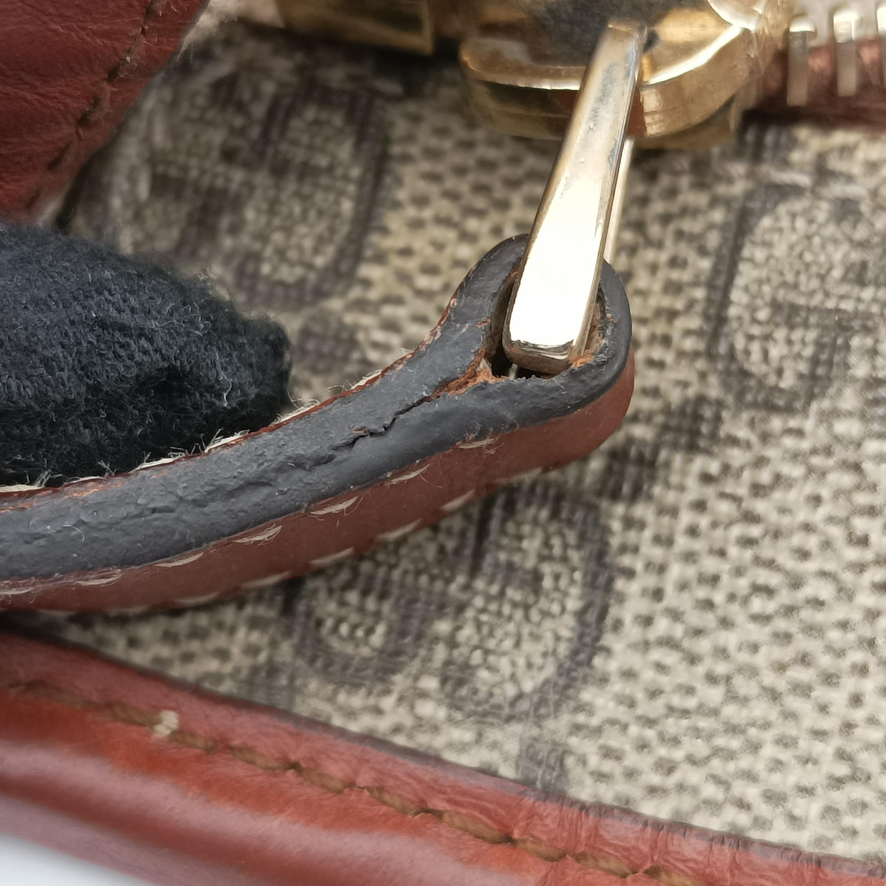 GG Supreme Brown PVC coated canvas 233081 D5754283GGスプリーム ブラウン PVCコーティングキャンバス 233081 D5754283