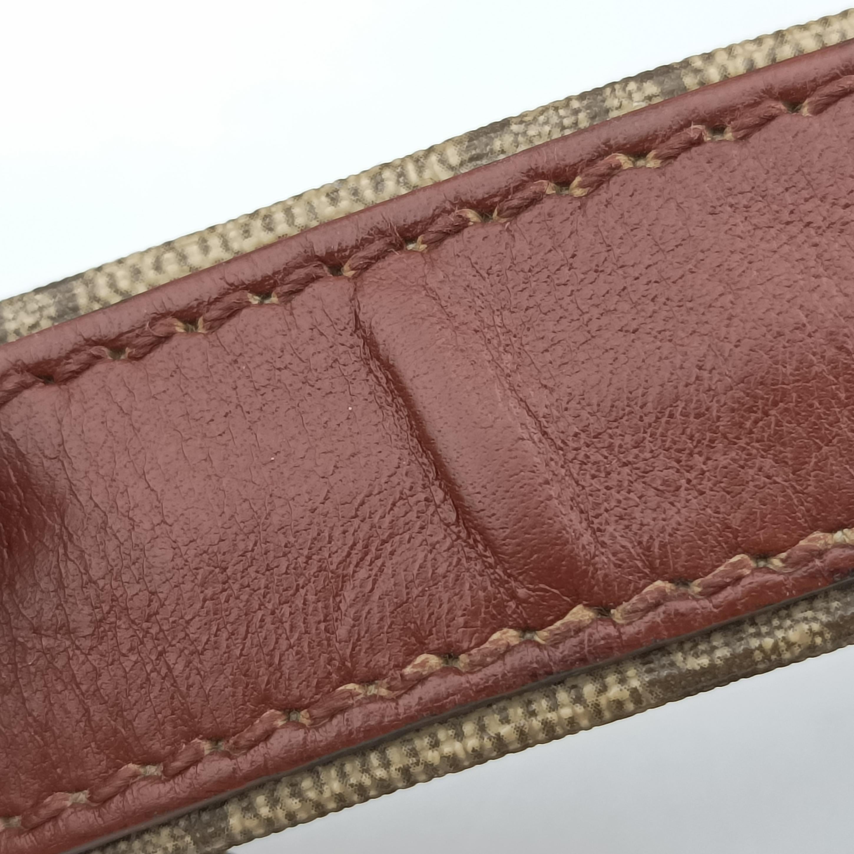 GG Supreme Brown PVC coated canvas 233081 D5754283GGスプリーム ブラウン PVCコーティングキャンバス 233081 D5754283