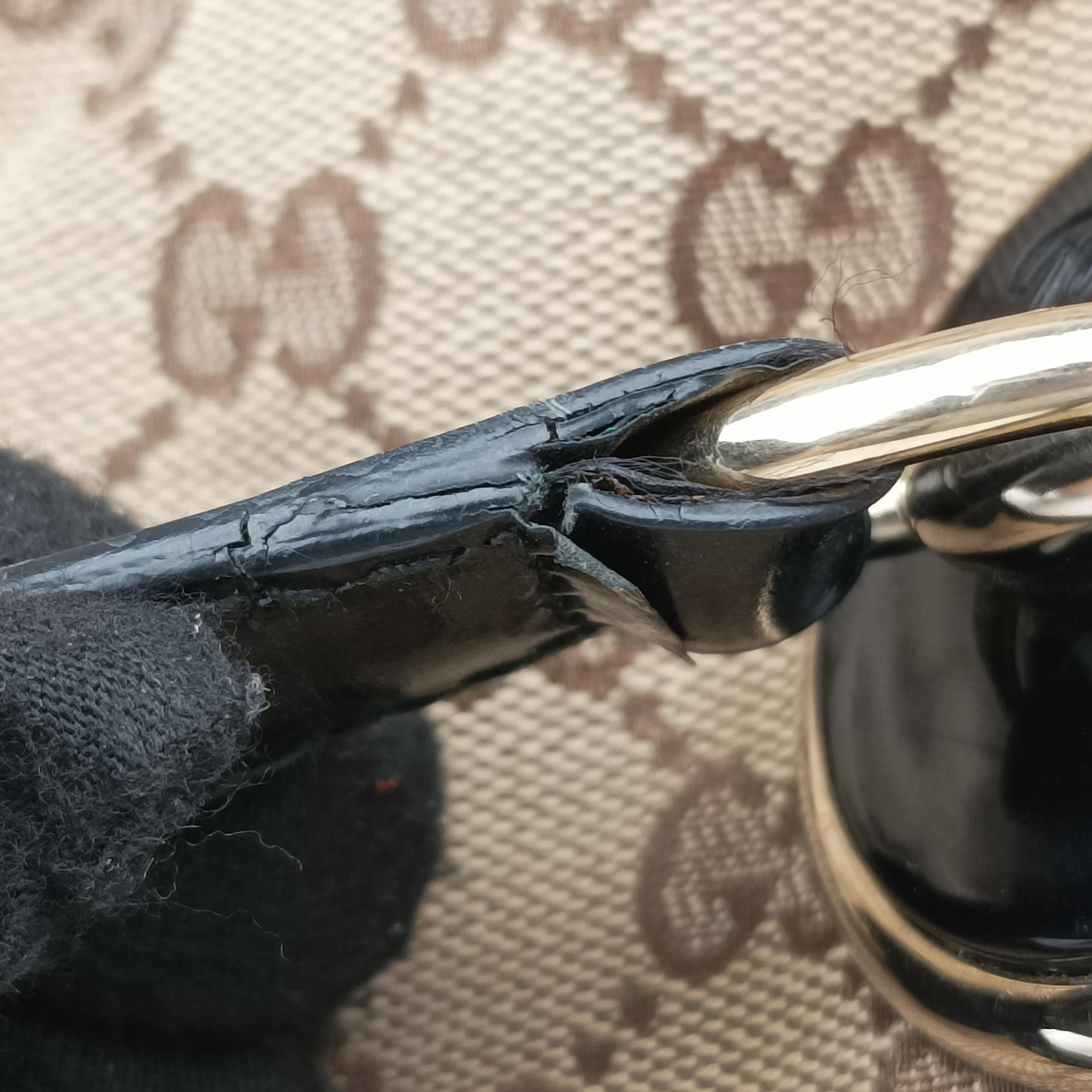 GG canvas beige×black Canvas 203528 I1424916GGキャンバス ベージュ×ブラック キャンバス 203528 I1424916