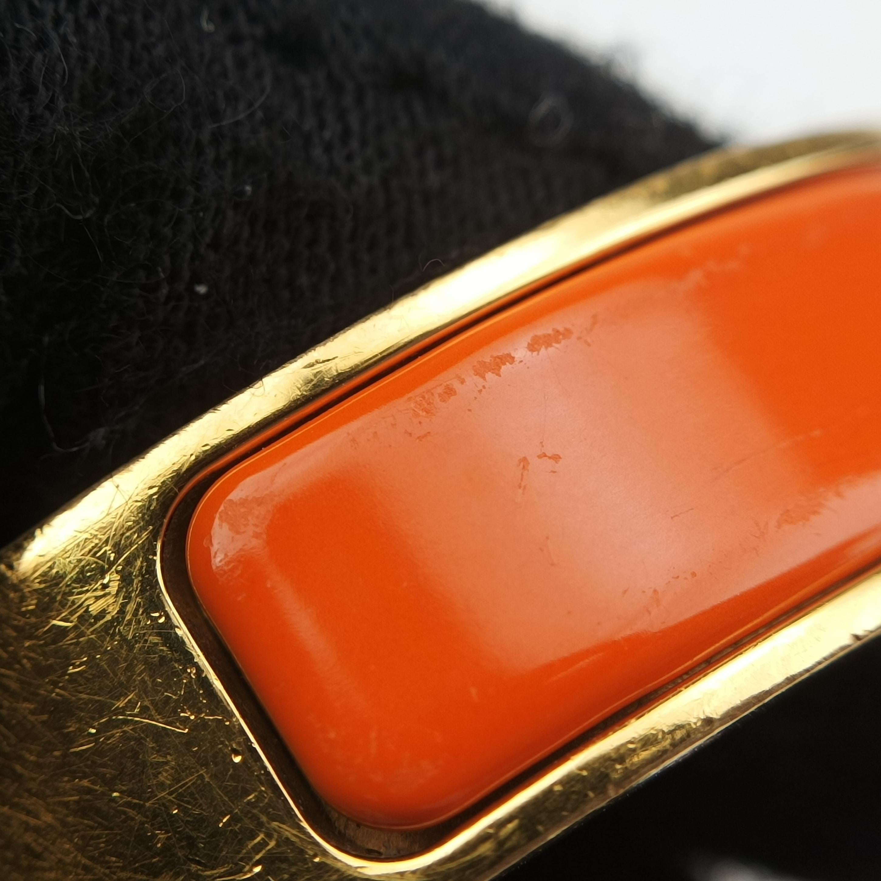 Clic Clac Orange×golden GP ST 0149クリッククラック オレンジ×ゴールド GP ST 0149