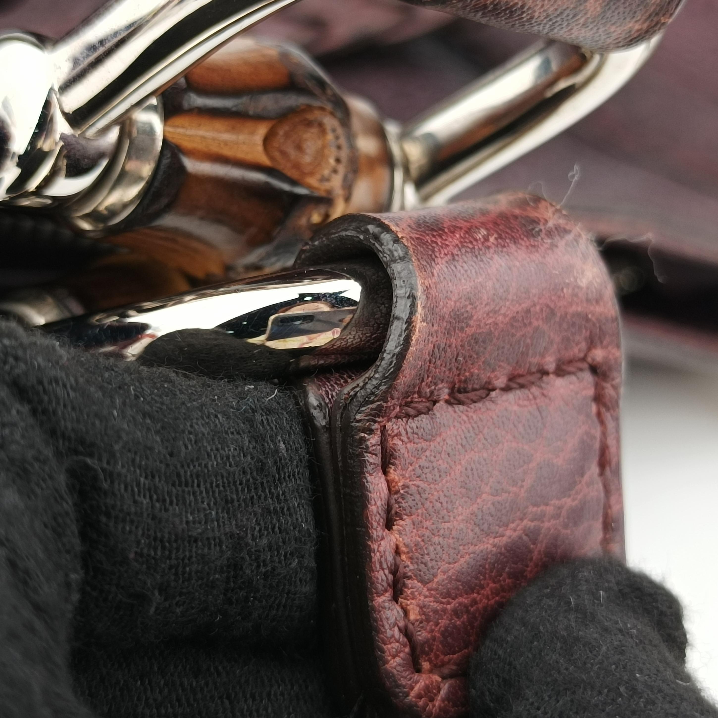 Bamboo Bar Burgundy Leather 232946 D7234417バンブーバー ワインレッド レザー 232946 D7234417