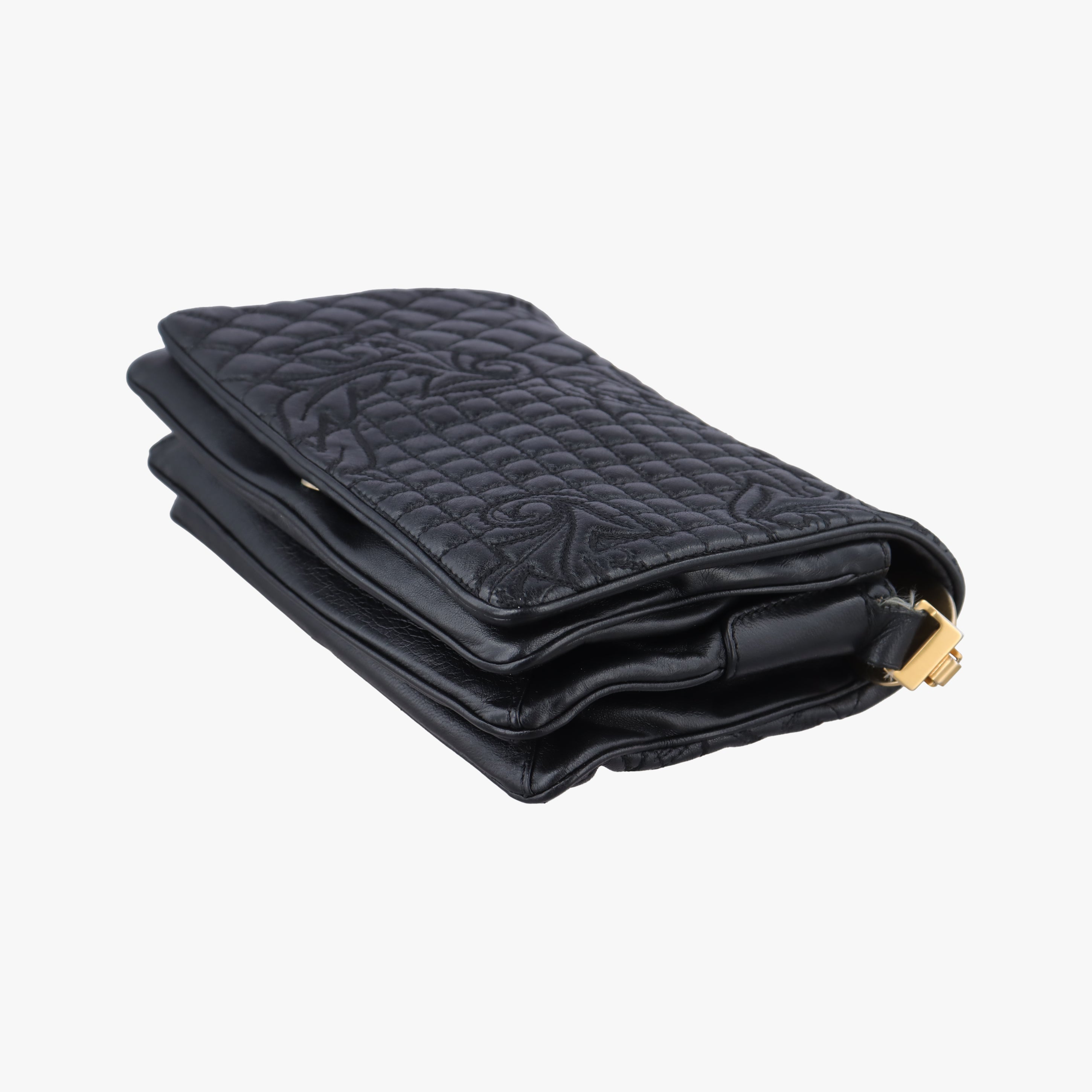 Vanitas quilted baroque Black Leather ヴァニタス キルティング バロック ブラック レザー