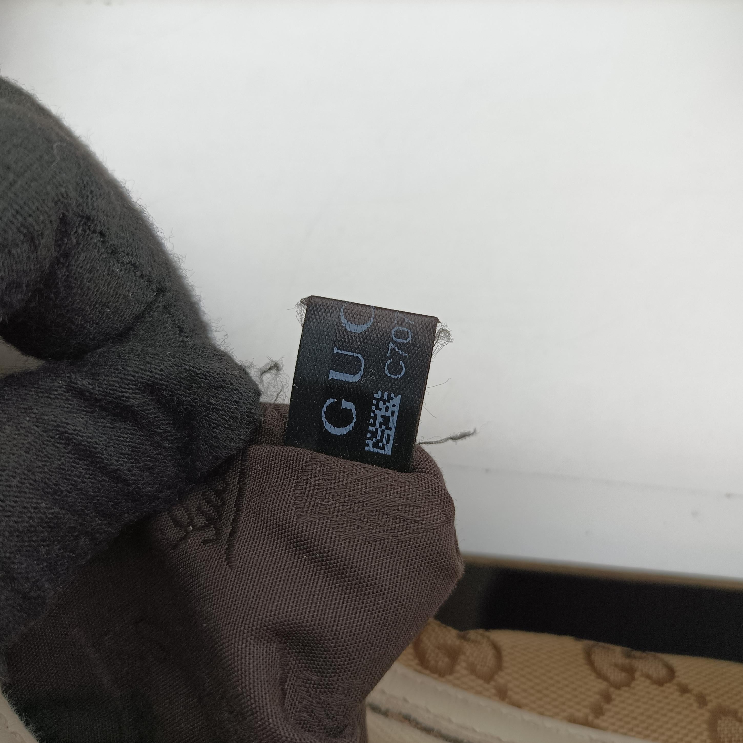 GG Twins Hobo WhitexBeide canvas 232945 C7078977GGツインズホーボー ホワイトxベージュ キャンバス 232945 C7078977