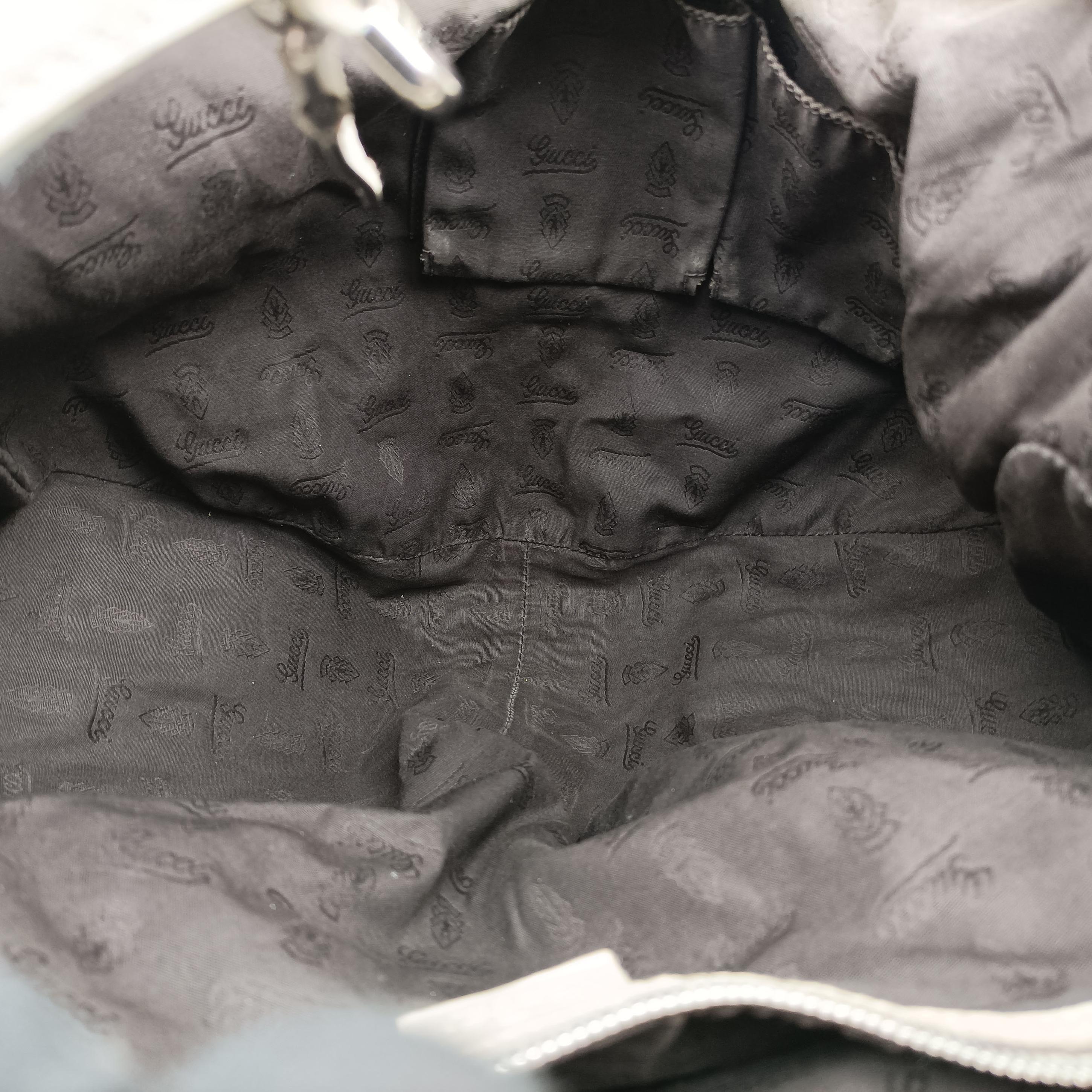 GG Twins Hobo WhitexBeide canvas 232945 C7078977GGツインズホーボー ホワイトxベージュ キャンバス 232945 C7078977