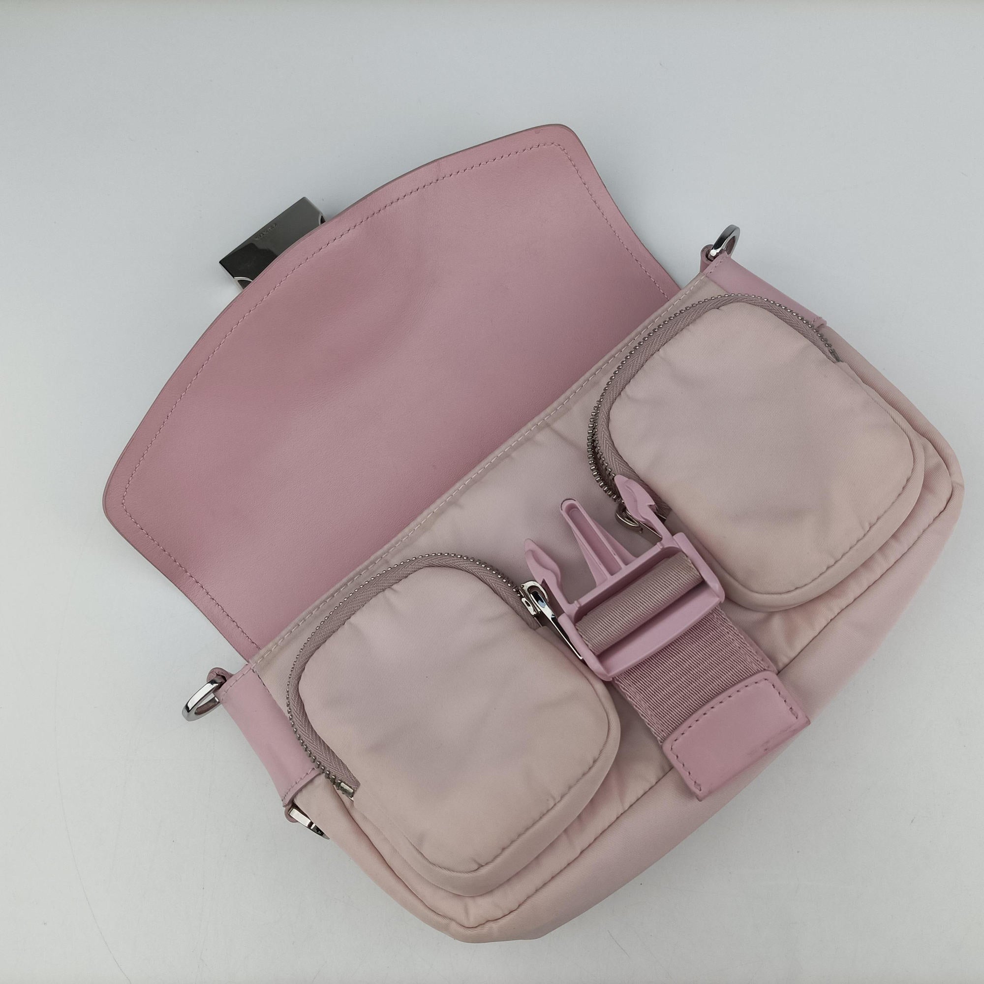 Pocket Pink Nylon × Leather 272 Xポケット ピンク ナイロン × レザー 272 X