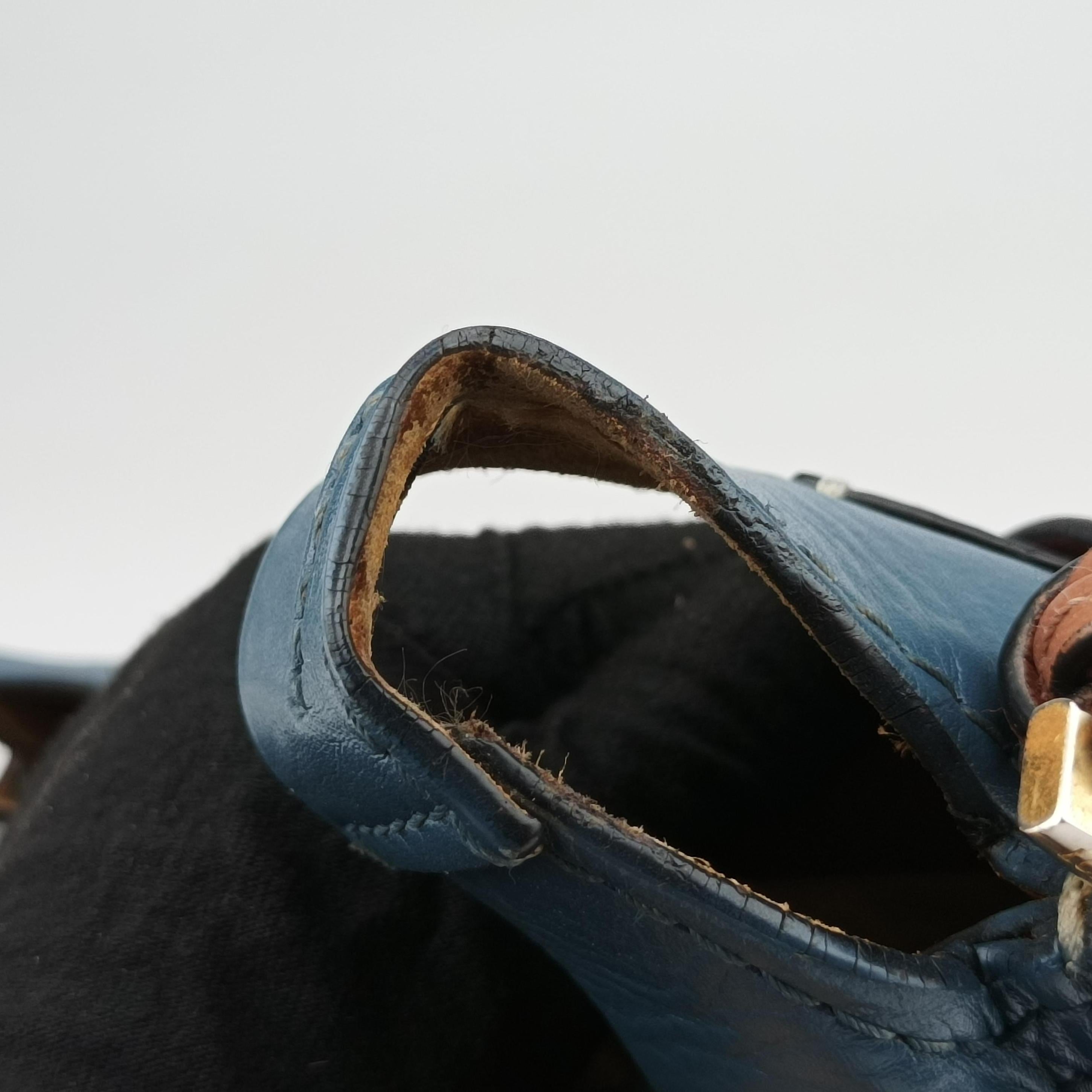 Gate Brown × Navy Leather 201912ゲート ブラウン × ネイビー レザー 201912