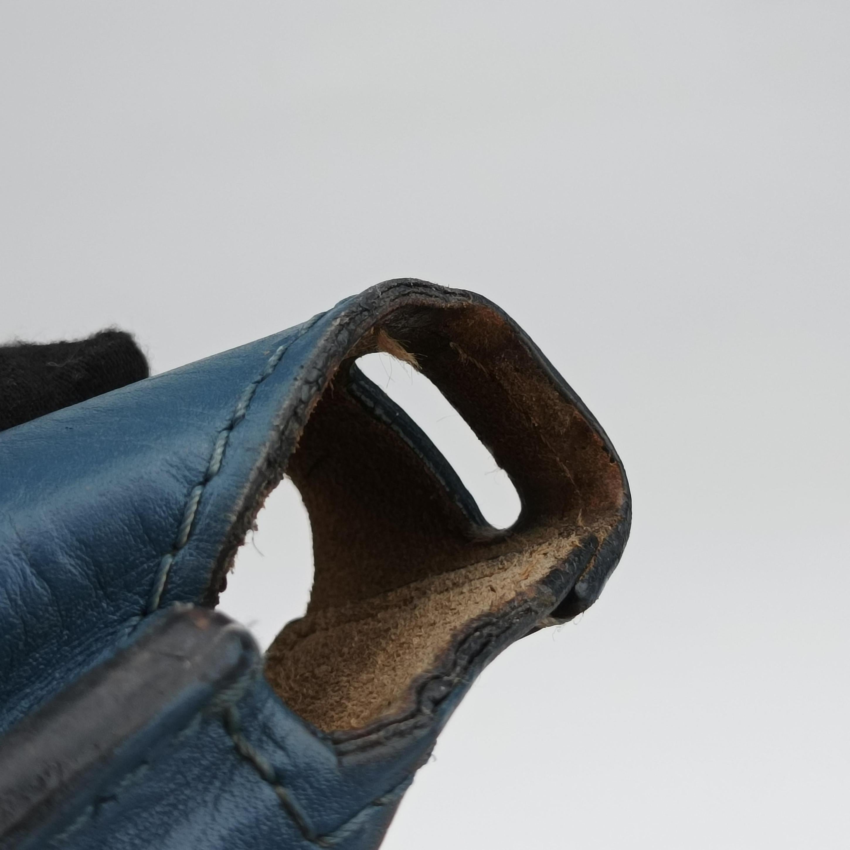 Gate Brown × Navy Leather 201912ゲート ブラウン × ネイビー レザー 201912