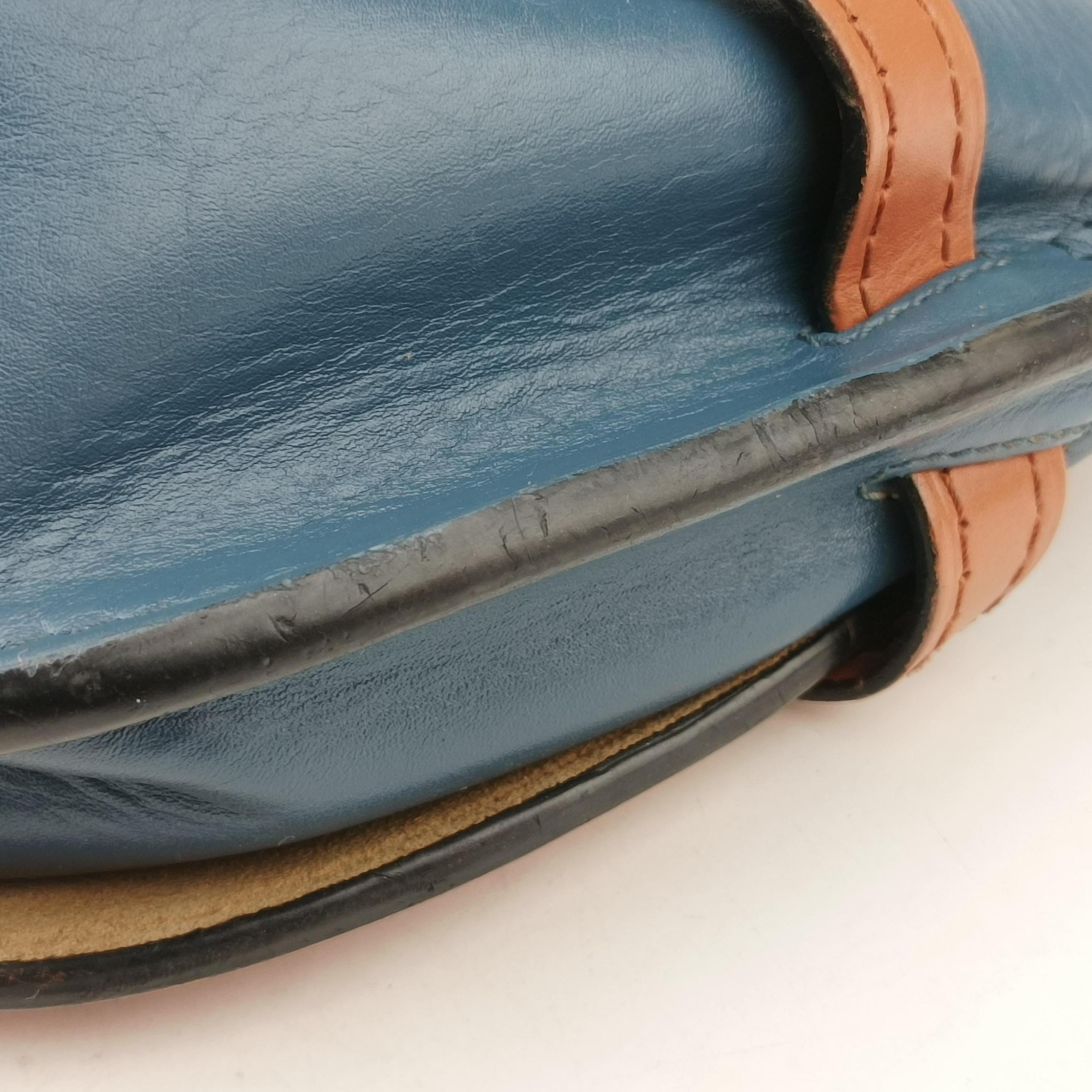 Gate Brown × Navy Leather 201912ゲート ブラウン × ネイビー レザー 201912