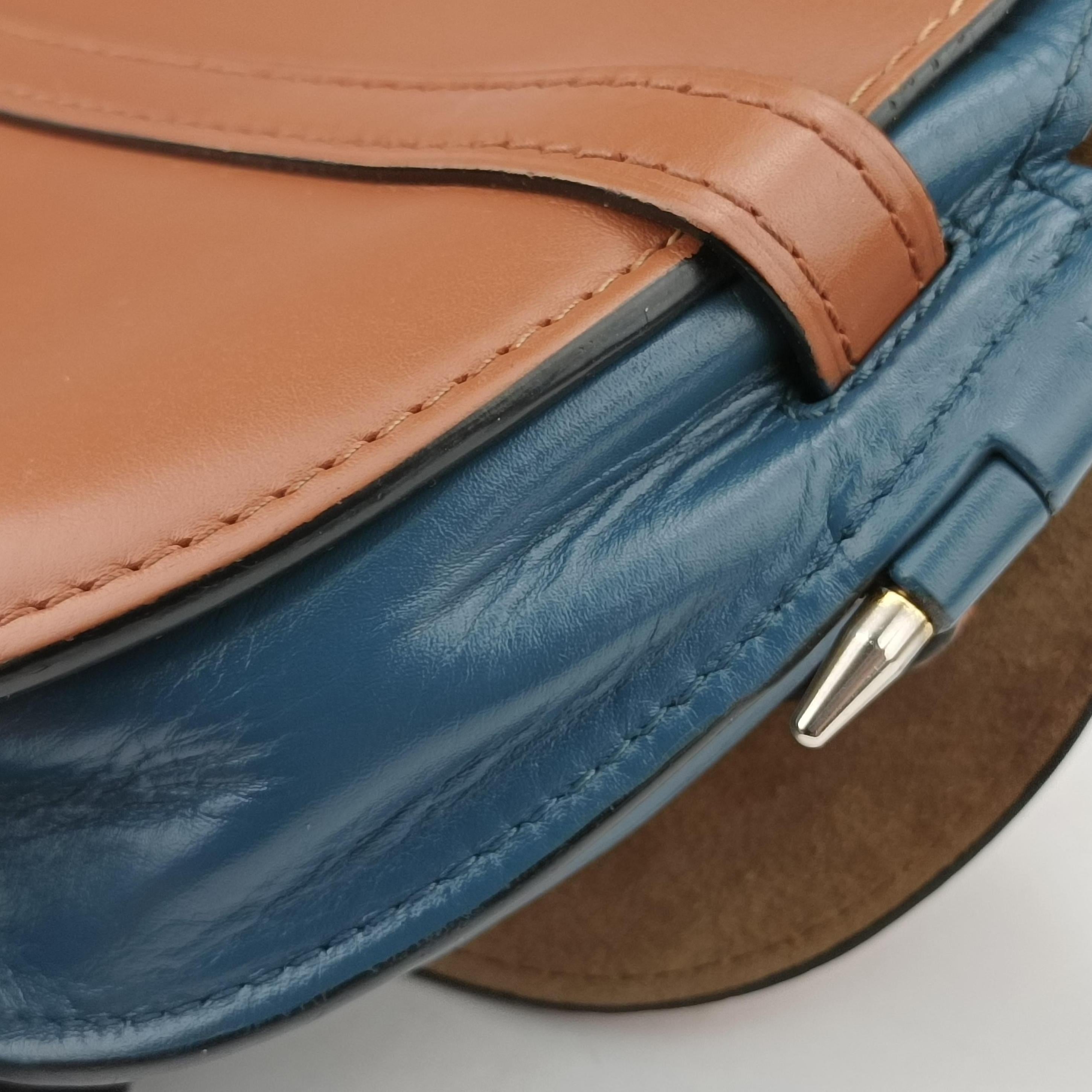 Gate Brown × Navy Leather 201912ゲート ブラウン × ネイビー レザー 201912