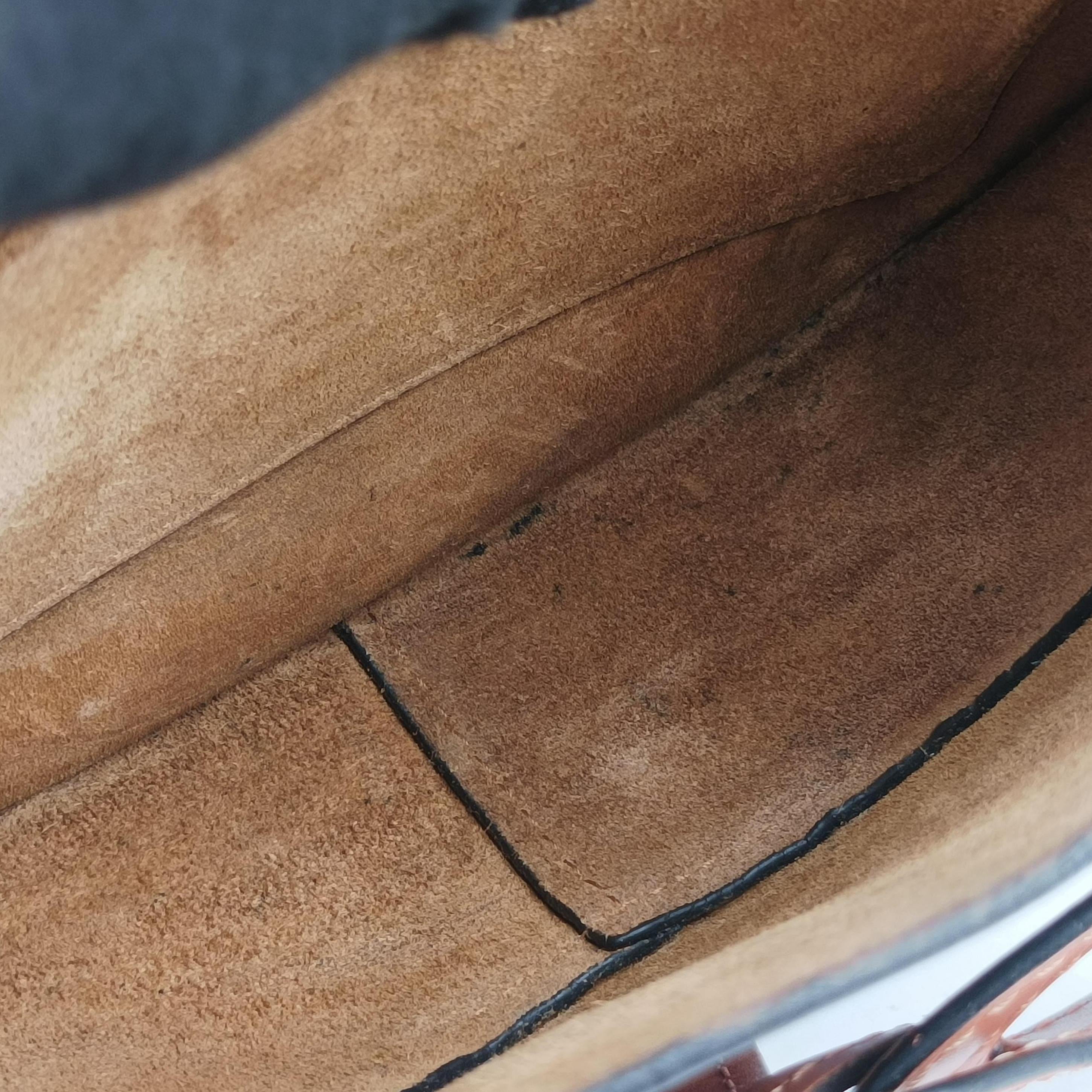 Gate Brown × Navy Leather 201912ゲート ブラウン × ネイビー レザー 201912